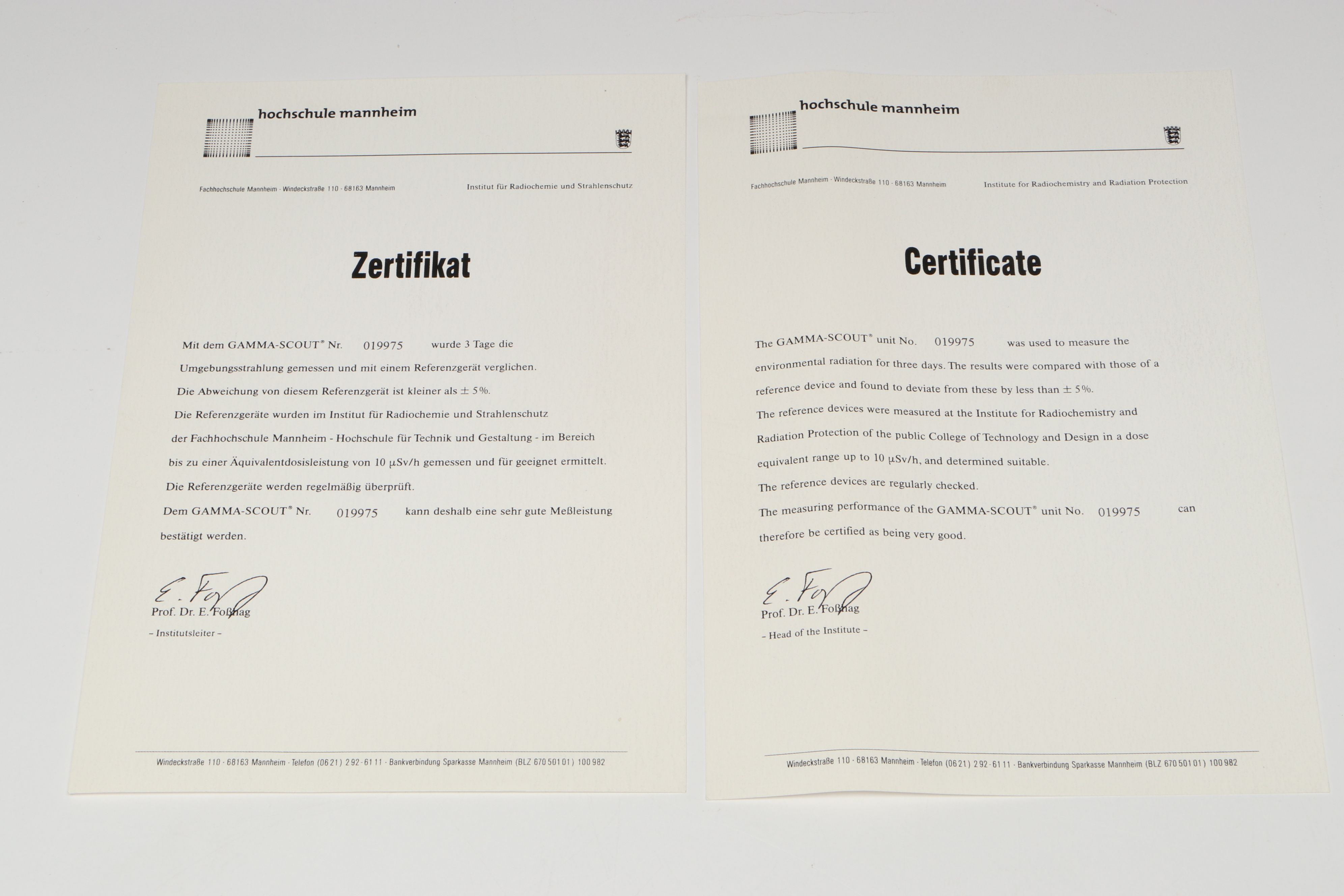 Gamma Scout Geiger Counter, 2007