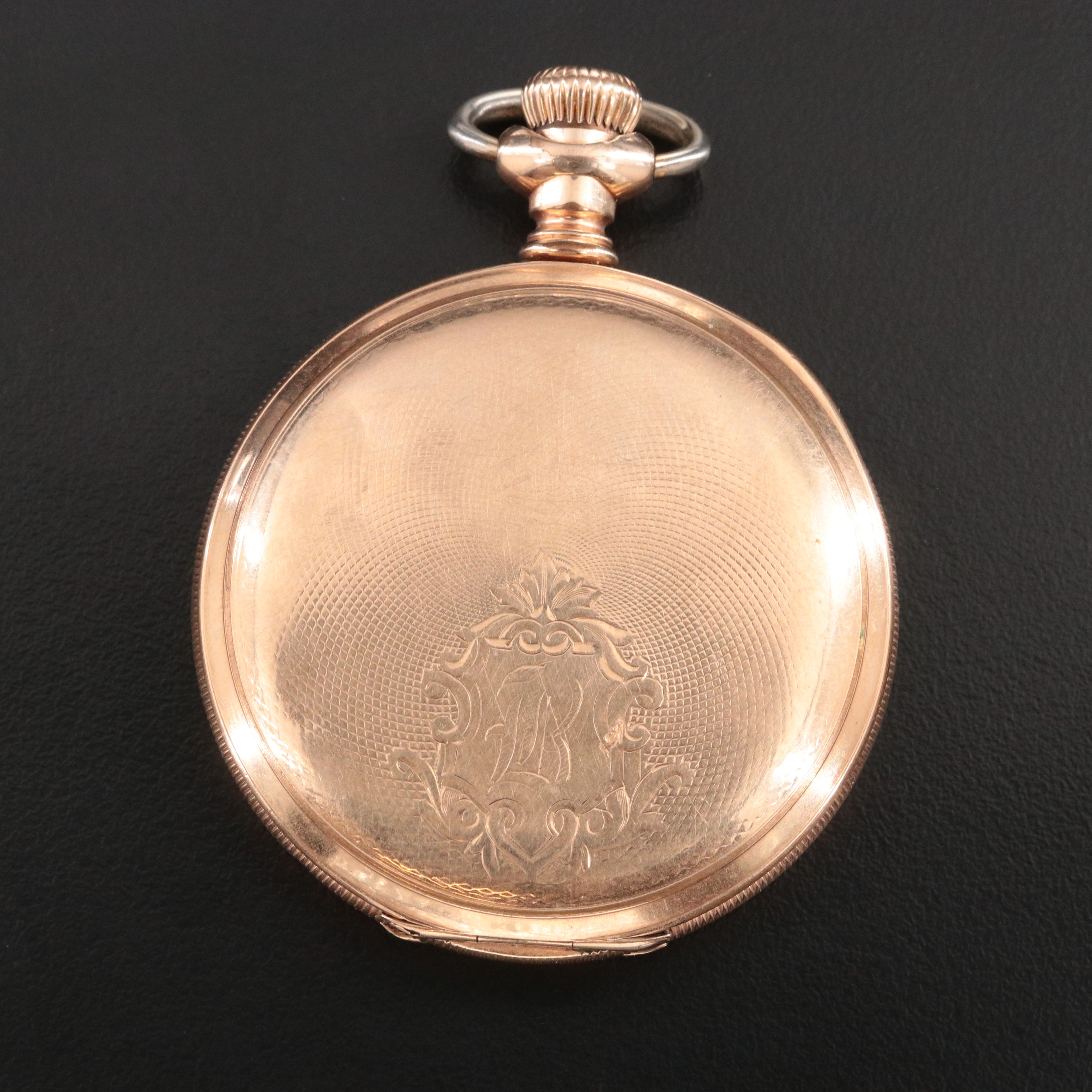 Waltham Riverside Gold-Filled Pocket Watch Serial # 9136911