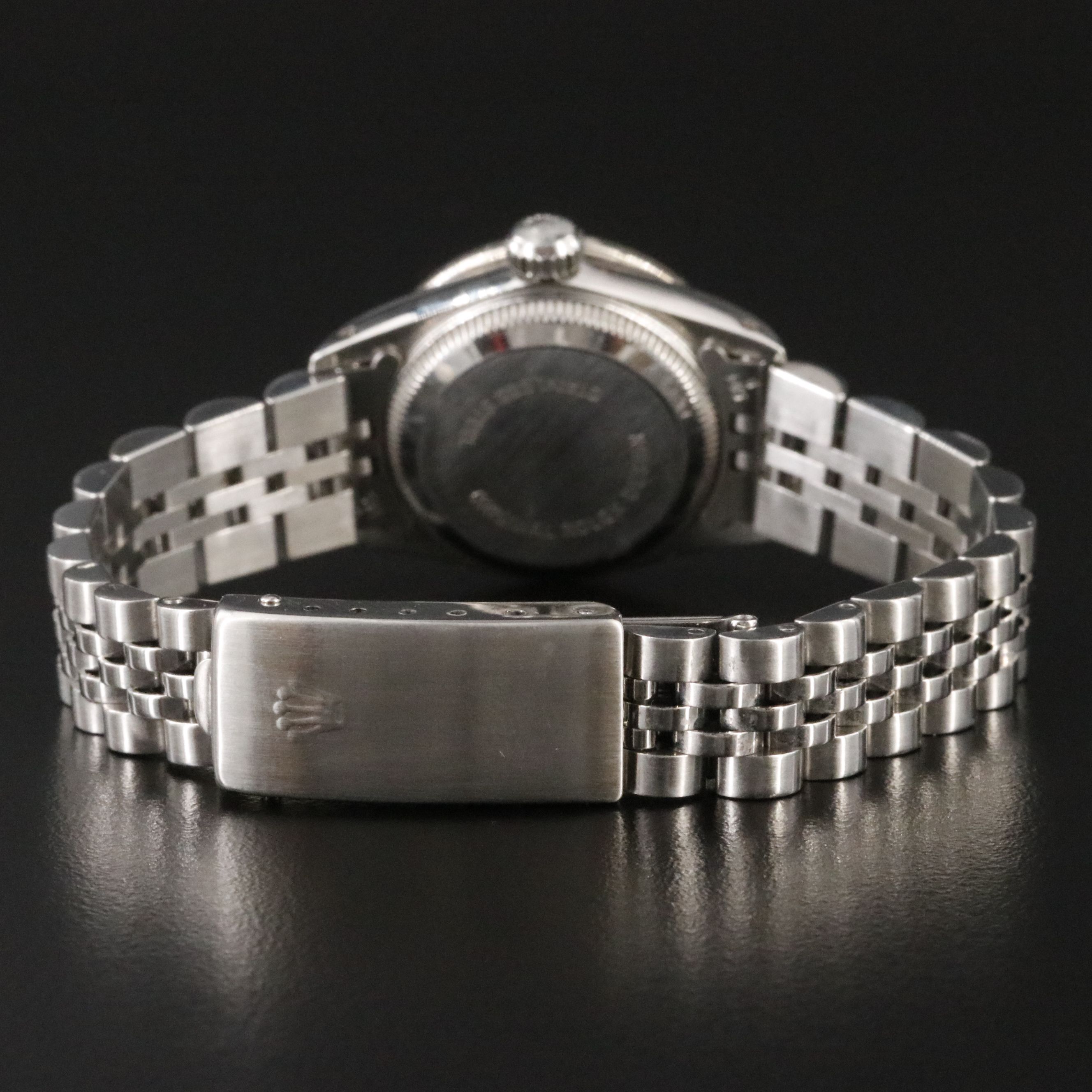 Rolex Oyster Perpetual 67194 Custom Diamond Bezel Vintage Watch c.1989