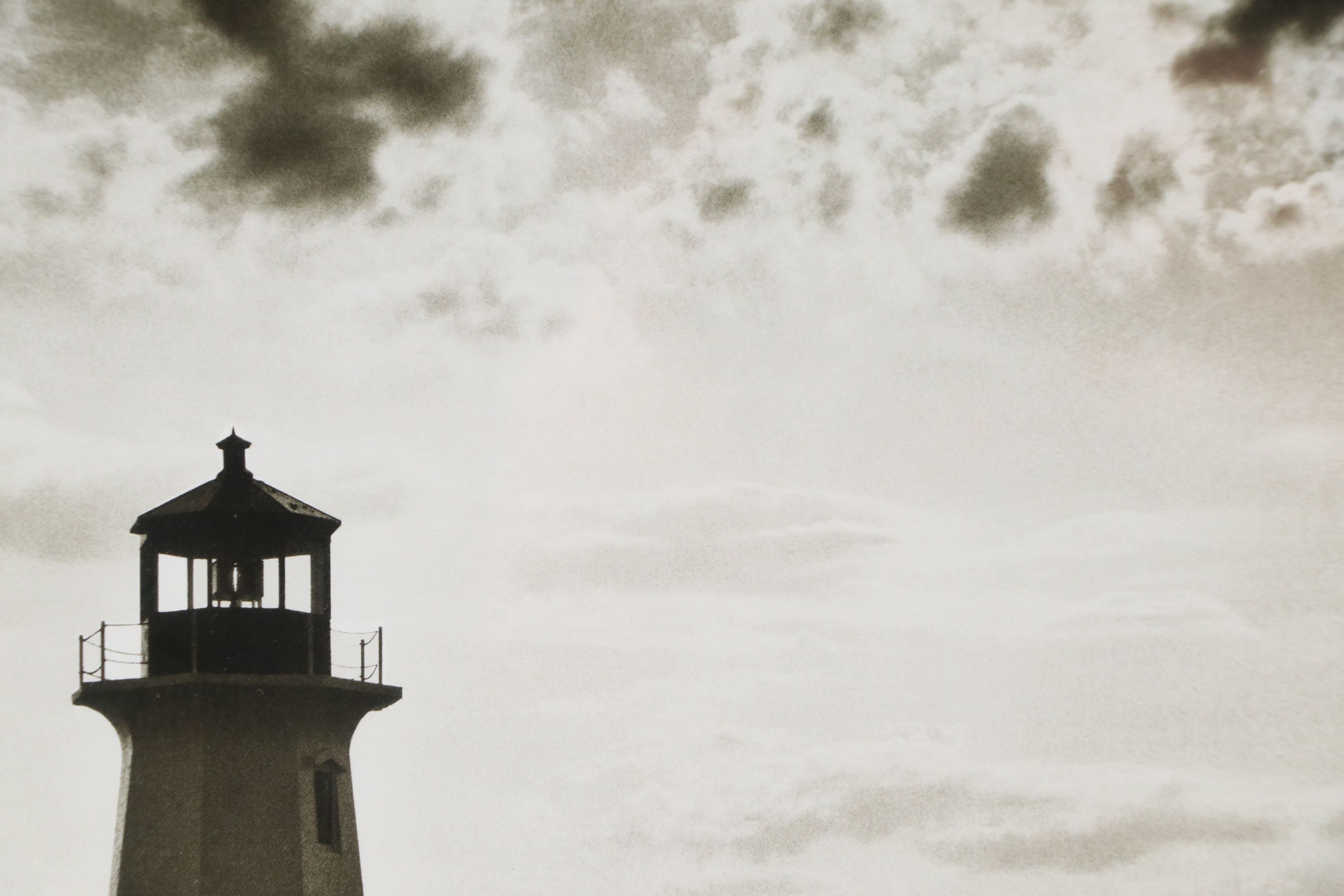 Offset Lithograph of Peggy's Cove Lighthouse, 21st Century