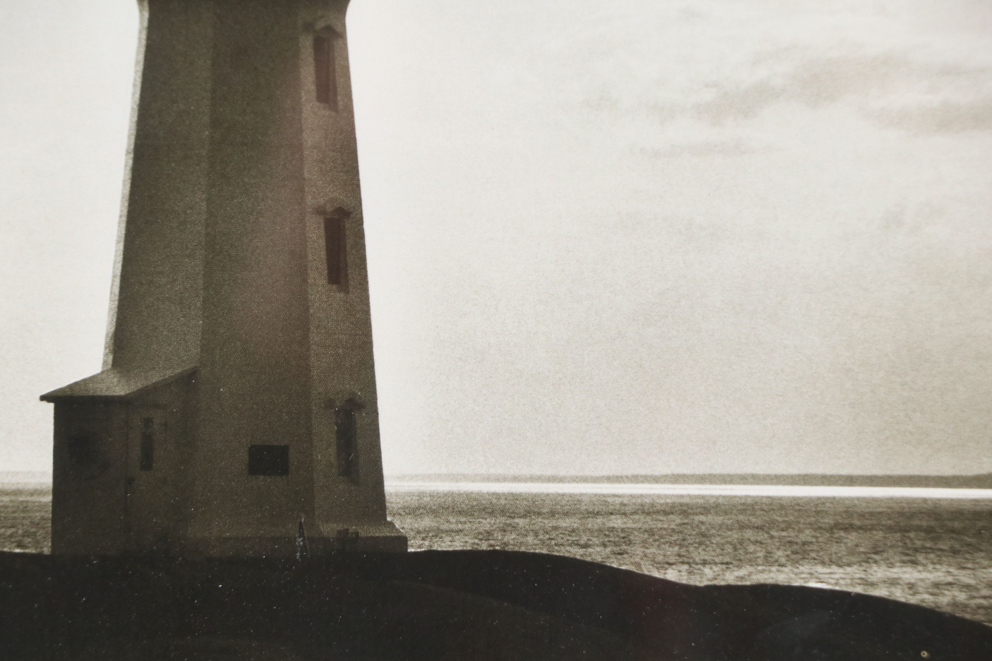 Offset Lithograph of Peggy's Cove Lighthouse, 21st Century