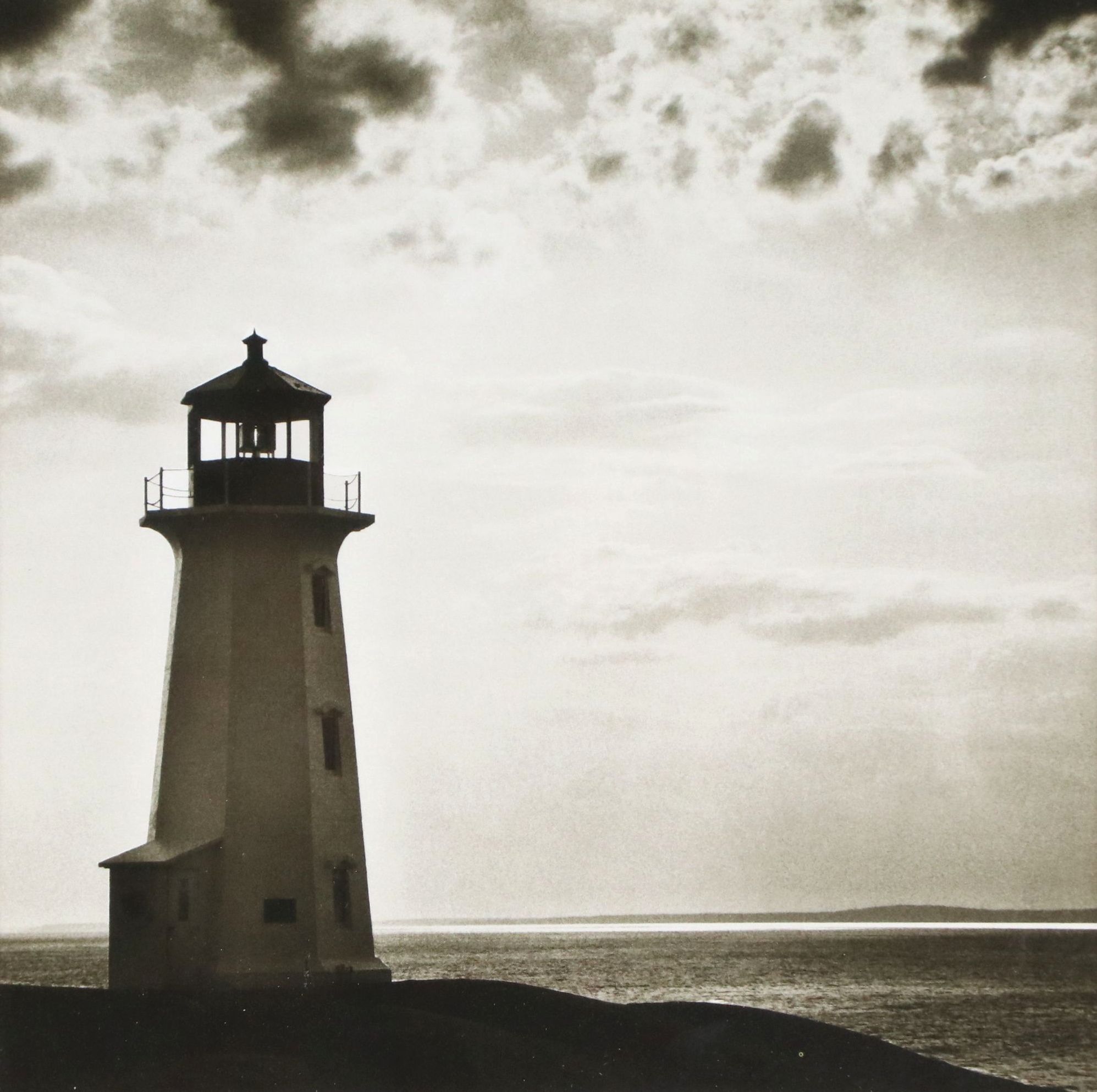 Offset Lithograph of Peggy's Cove Lighthouse, 21st Century