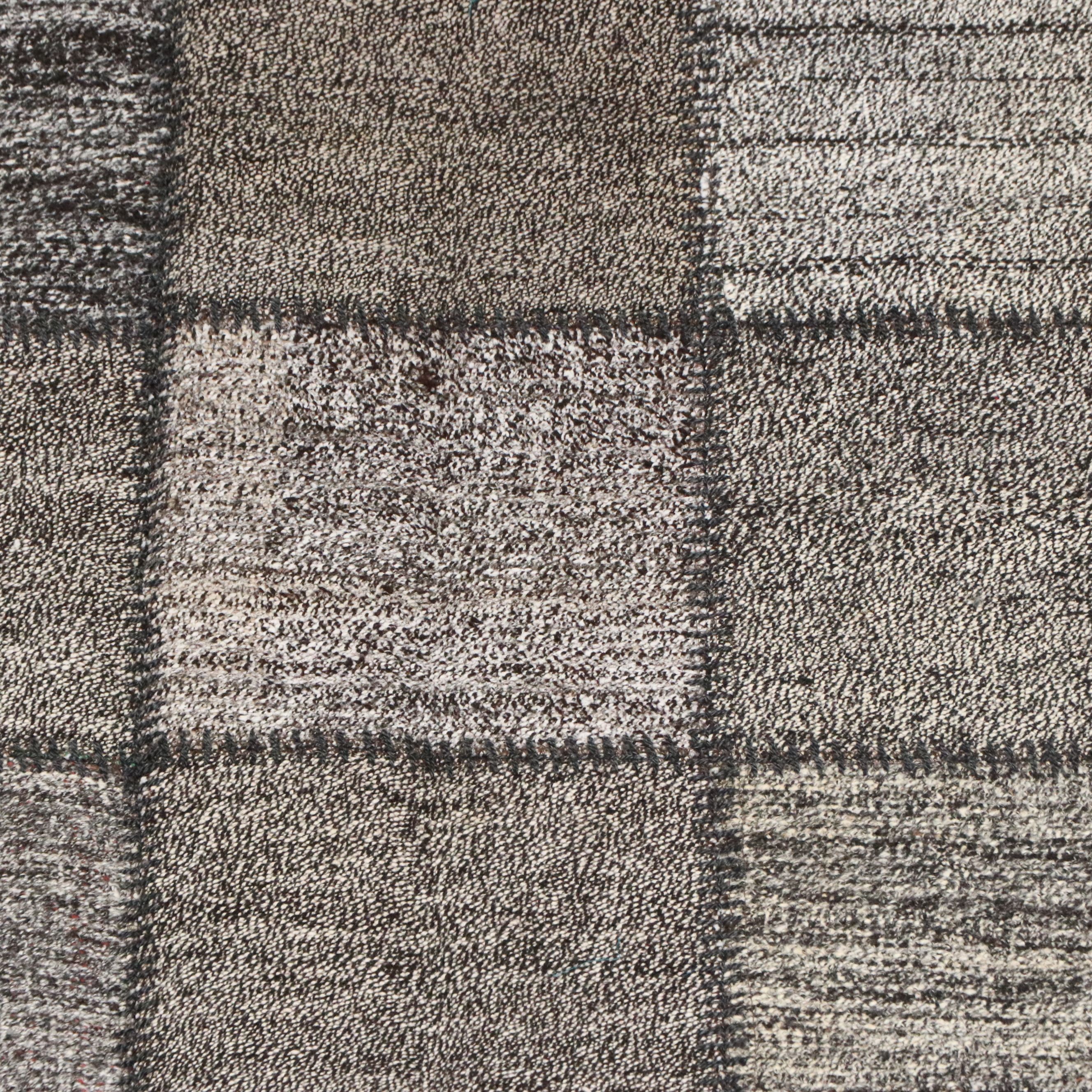 6'10 x 10'6 Mixed Technique Turkish Patchwork Kilim Area Rug