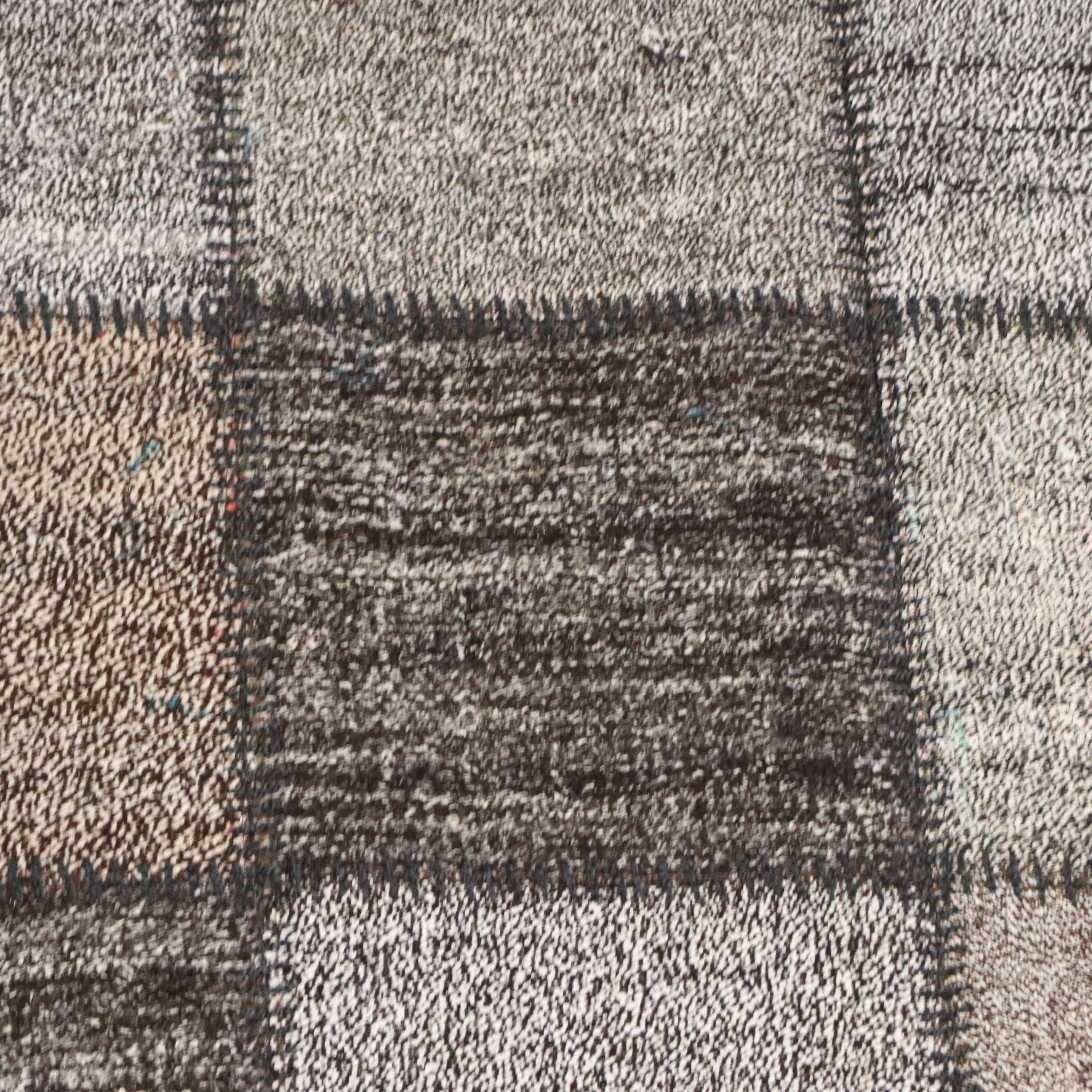 6'10 x 10'6 Mixed Technique Turkish Patchwork Kilim Area Rug