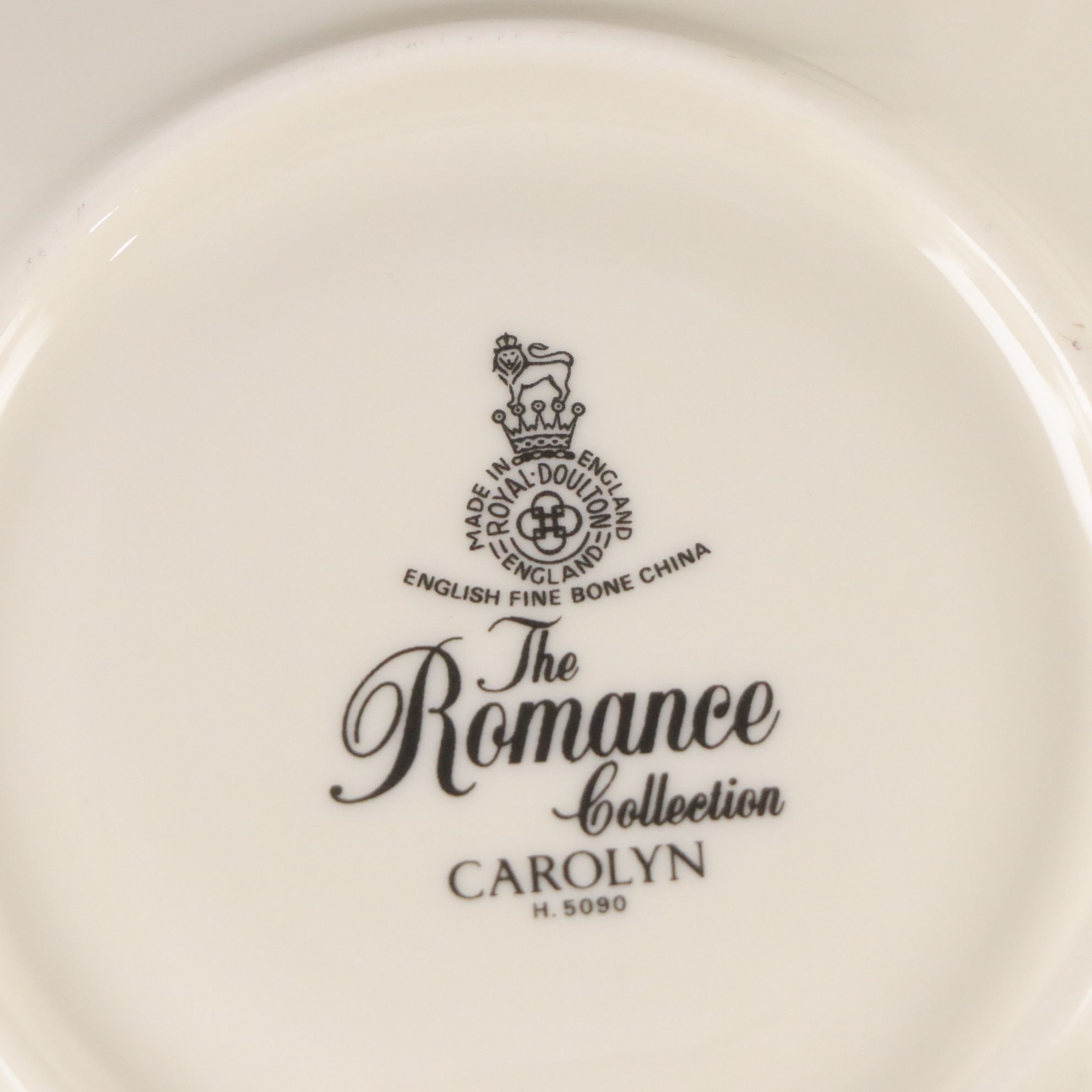 Royal Doulton "The Romance Collection" Platinum Porcelain Cups, Saucers and More