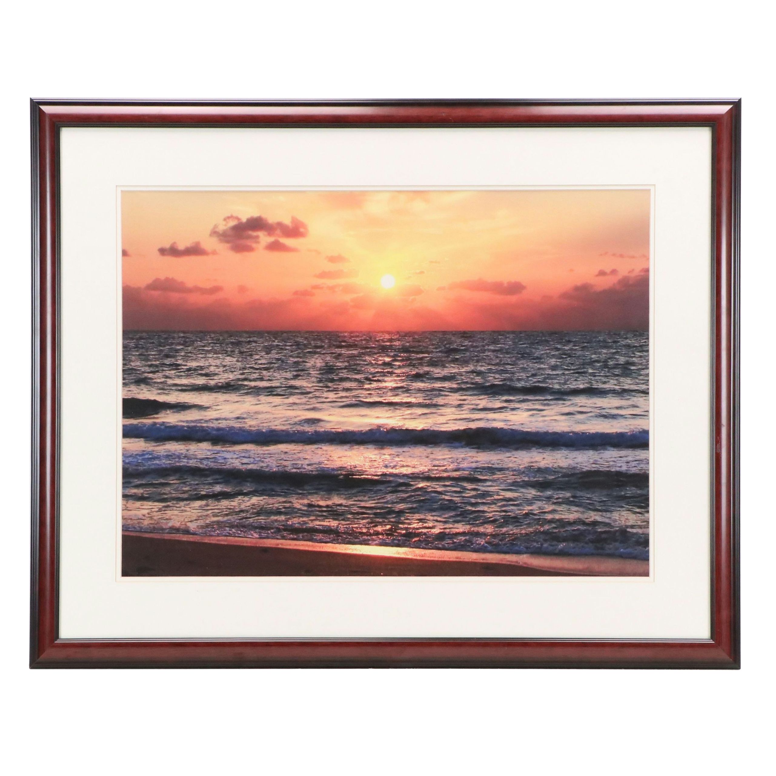 Digital Print of Sunset Seascape, 21st Century
