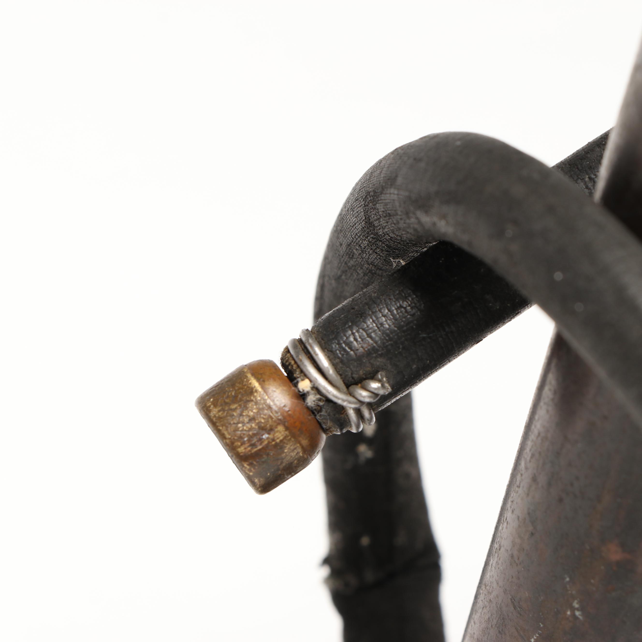 Antique Ford Metal and Wood Handle Tire Pump