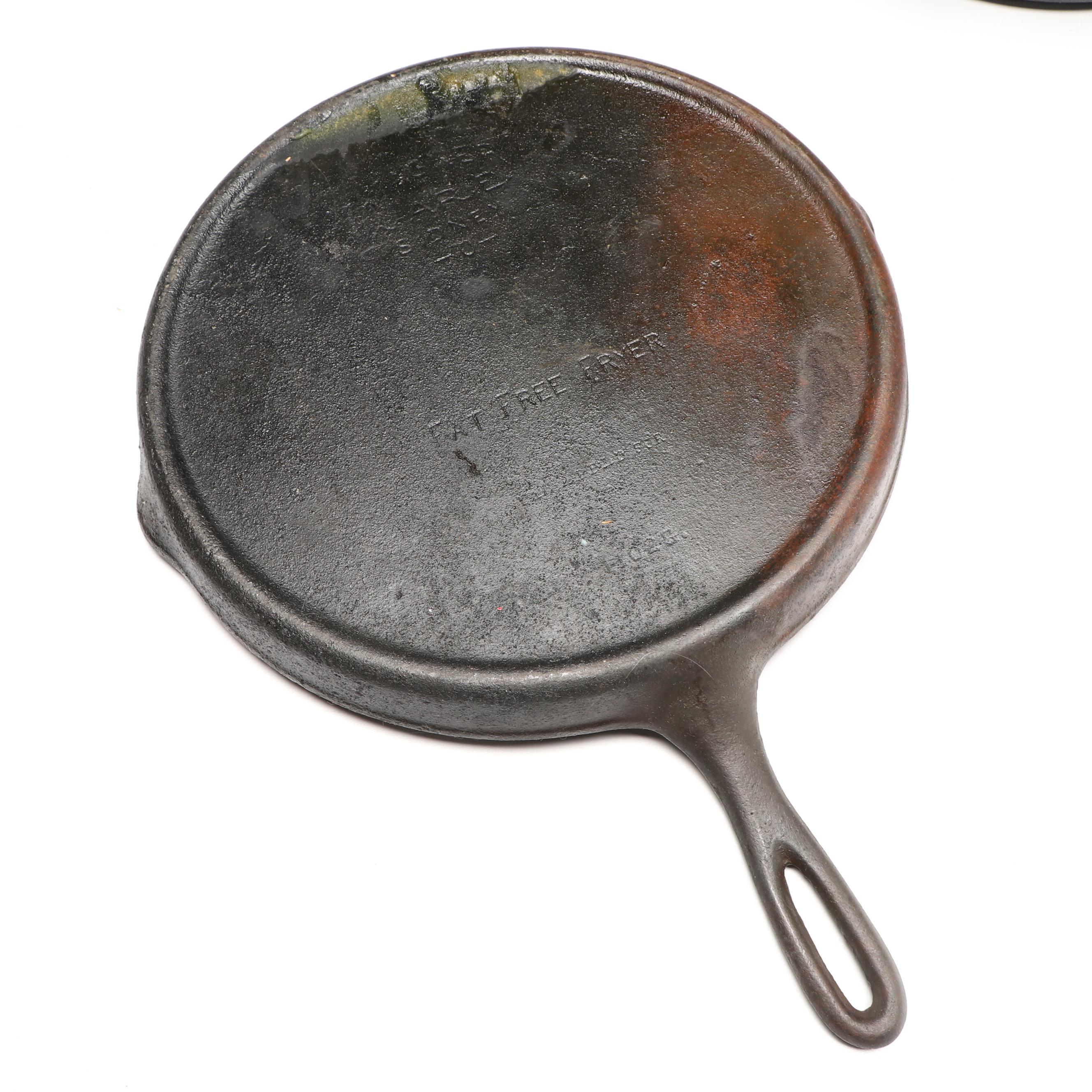Wagner Ware Cast Iron Dutch Oven and Skillet