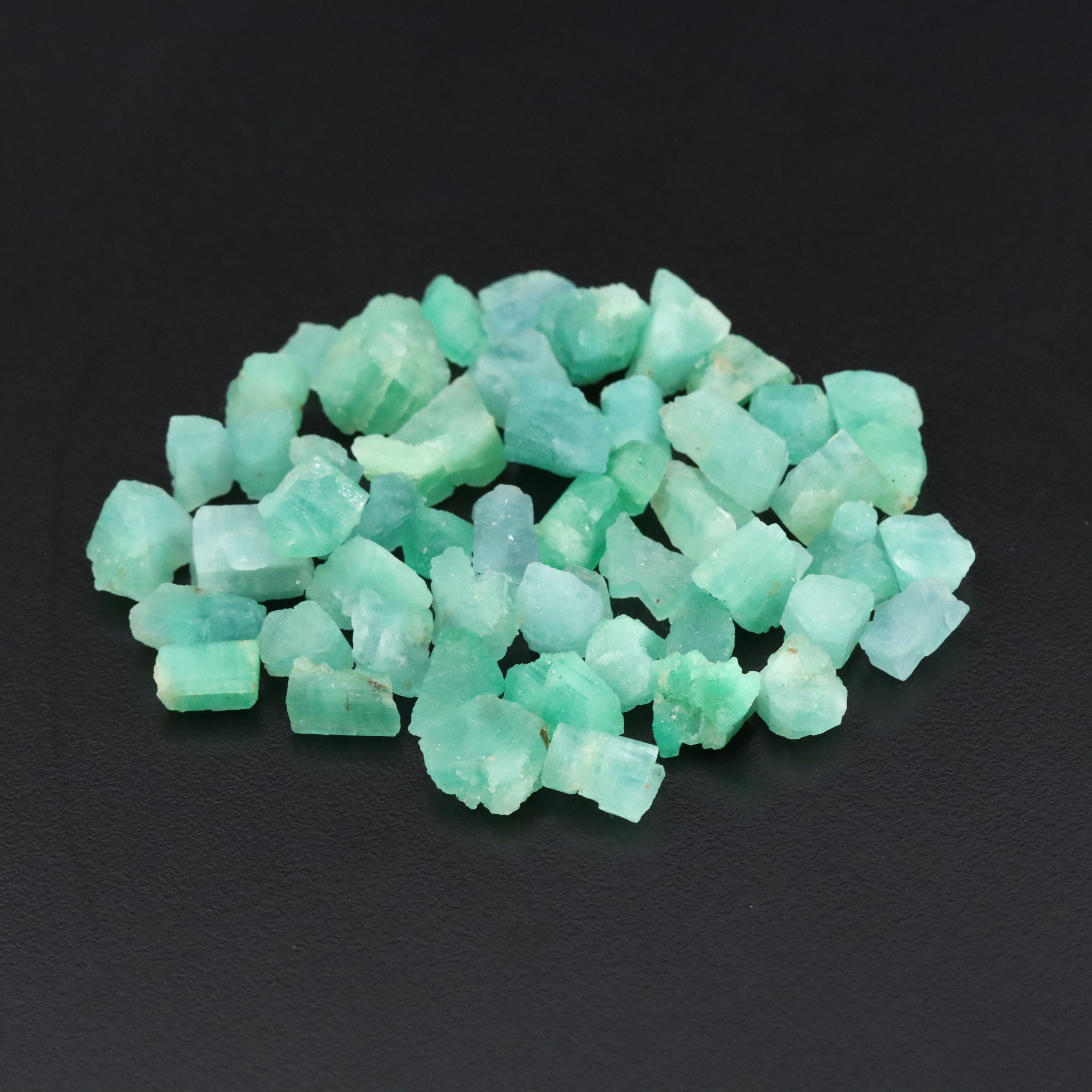 Loose 83.77 CTW Rough Emerald Lot