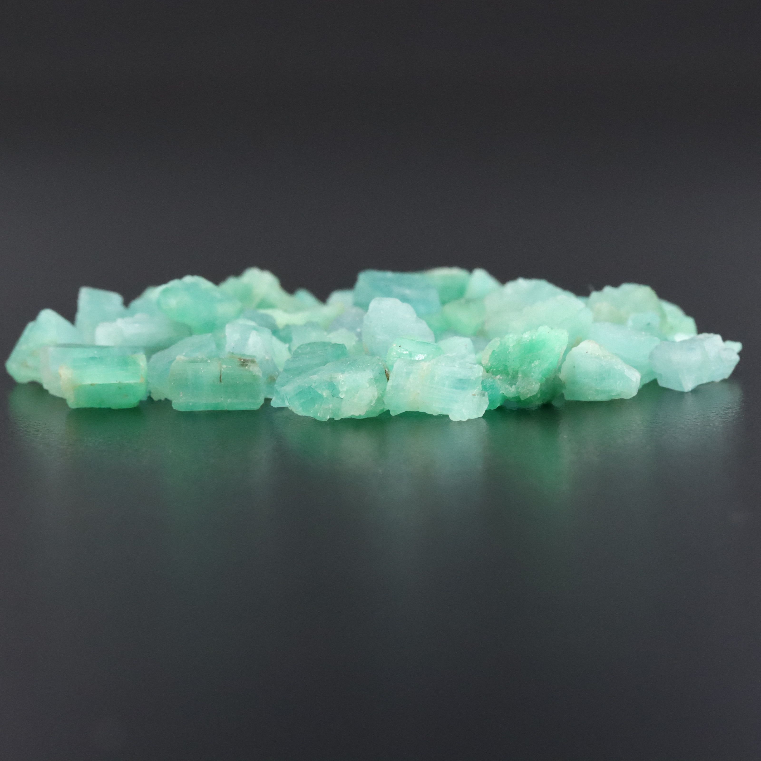 Loose 83.77 CTW Rough Emerald Lot