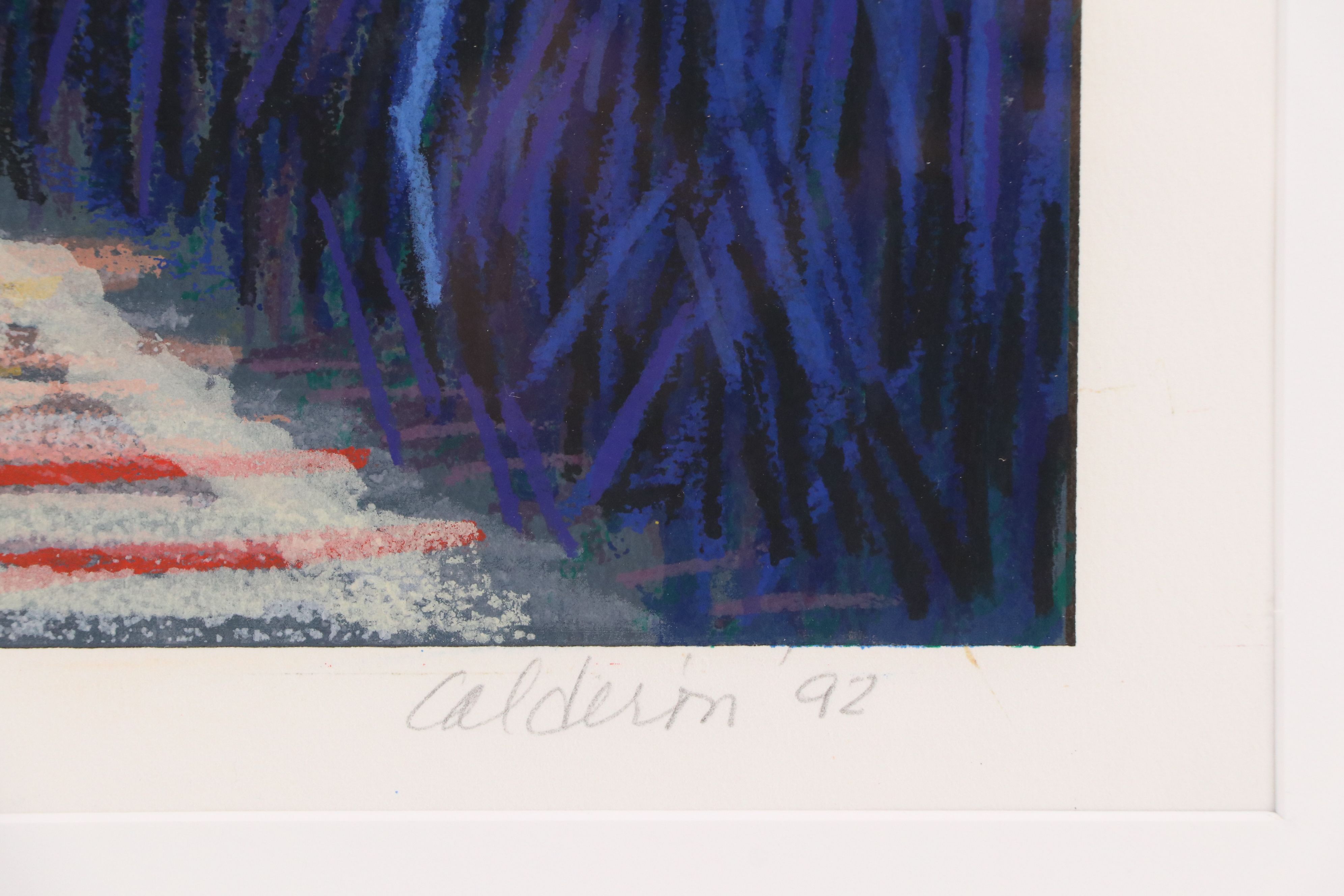 Coqui Calderón Serigraph "Camino," 1992