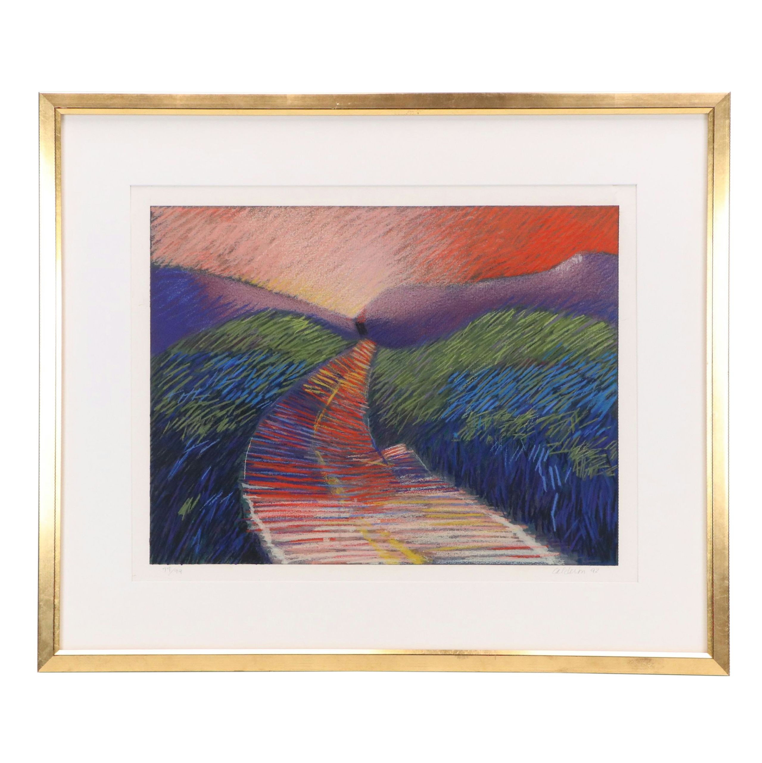 Coqui Calderón Serigraph "Camino," 1992