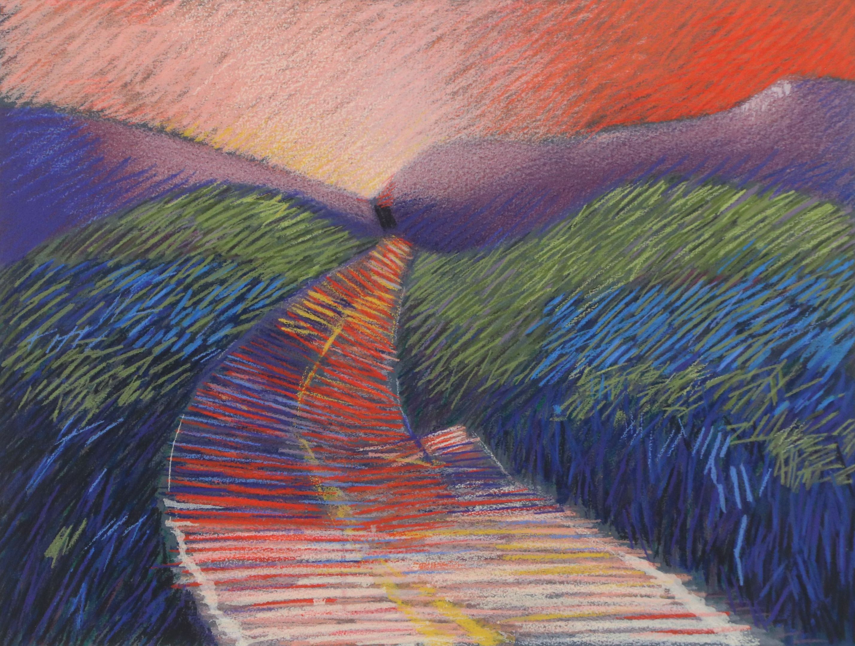 Coqui Calderón Serigraph "Camino," 1992