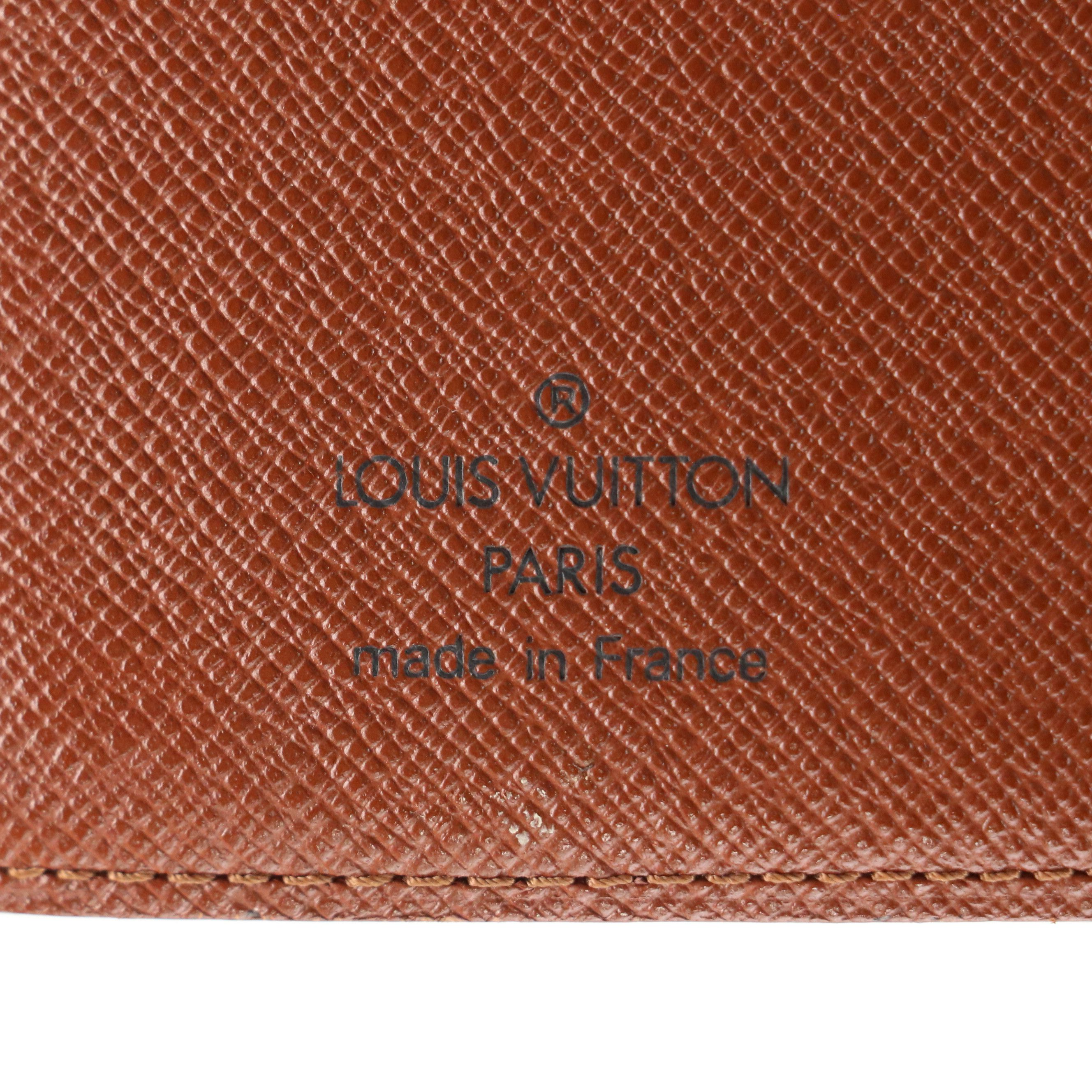 Louis Vuitton Small Six-Ring Agenda Cover in Monogram Canvas