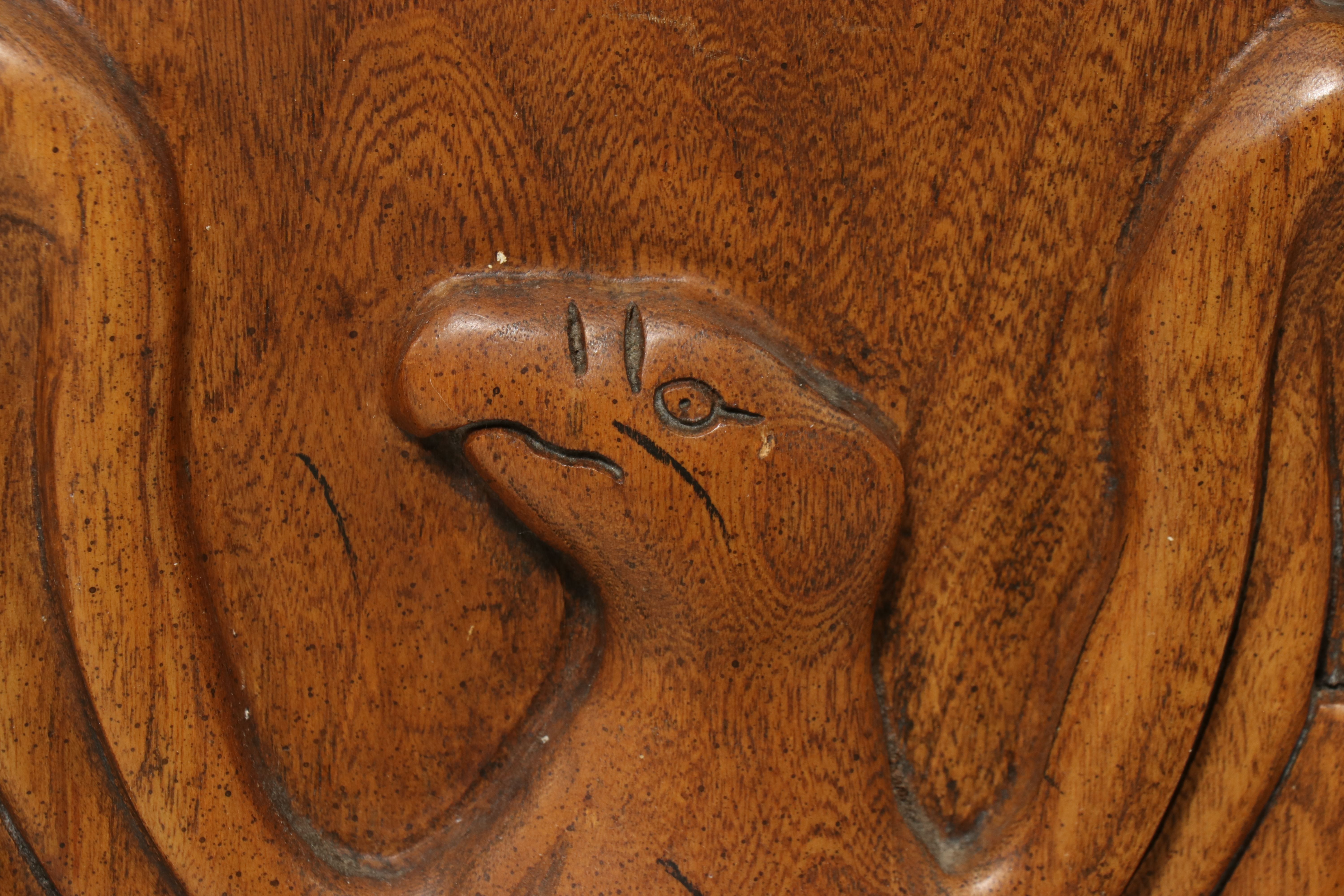 Bicentennial Commemorative Oak Trestle Side Table, 1976