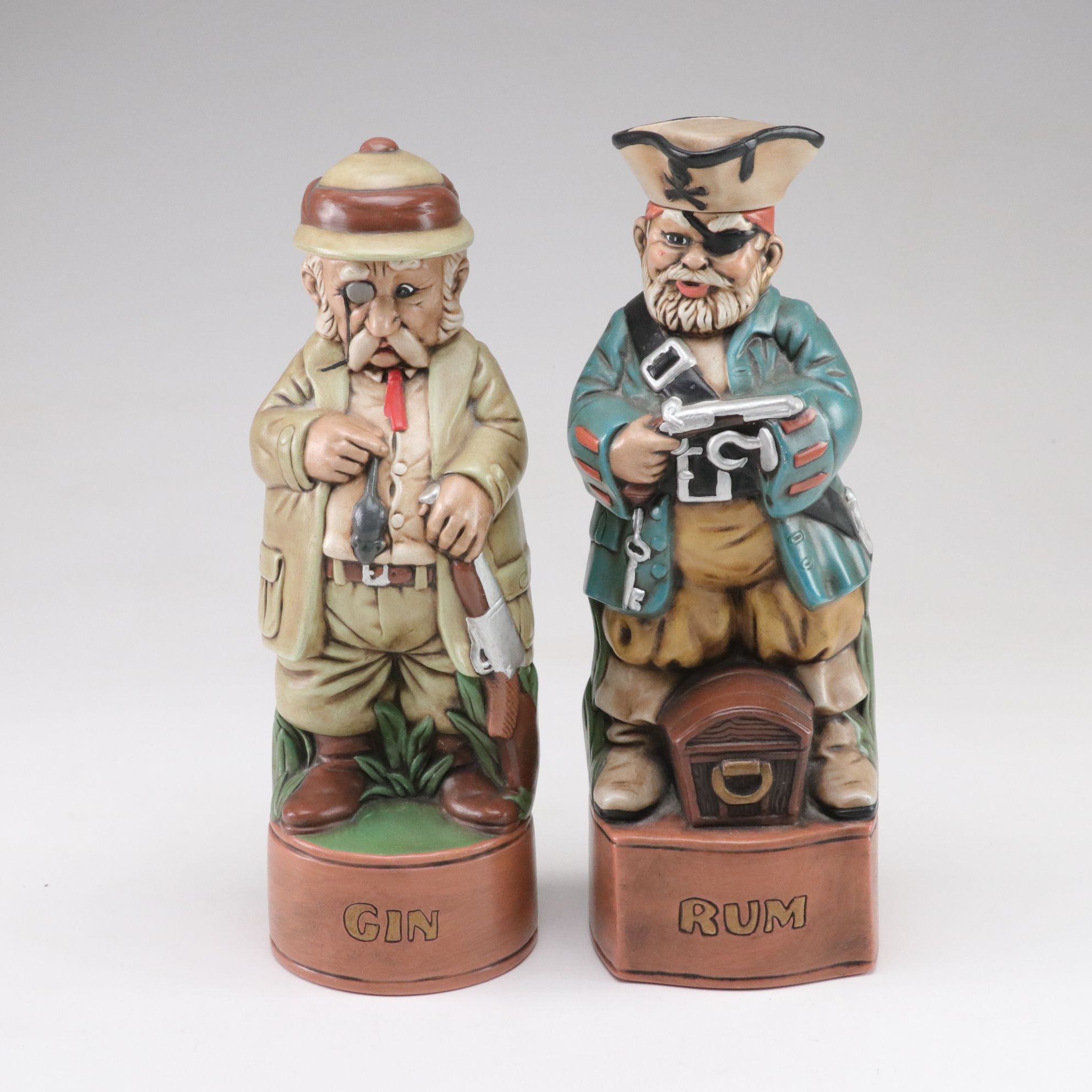 Alberta's Mold Ceramic Figural Decanters, 1960-70s