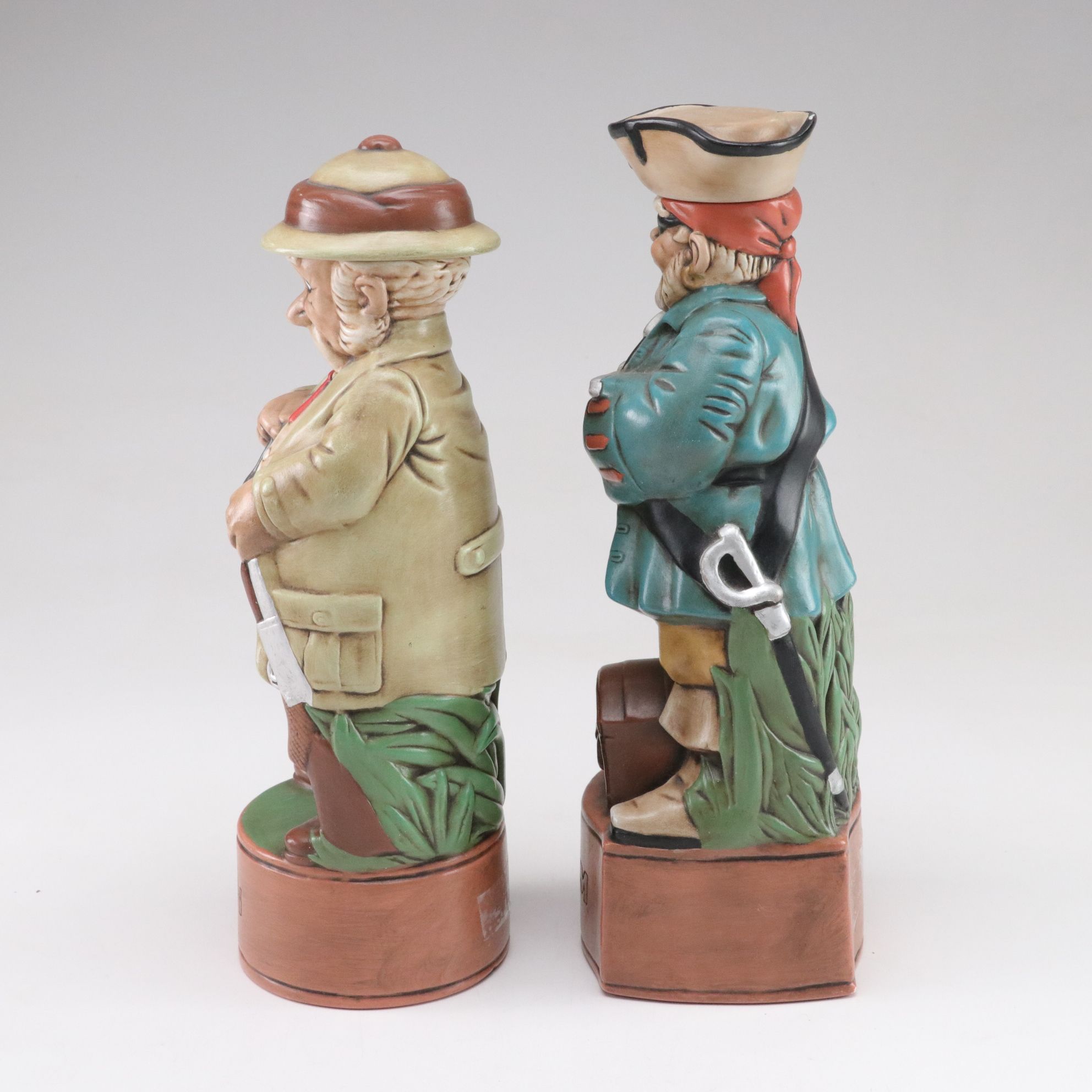Alberta's Mold Ceramic Figural Decanters, 1960-70s