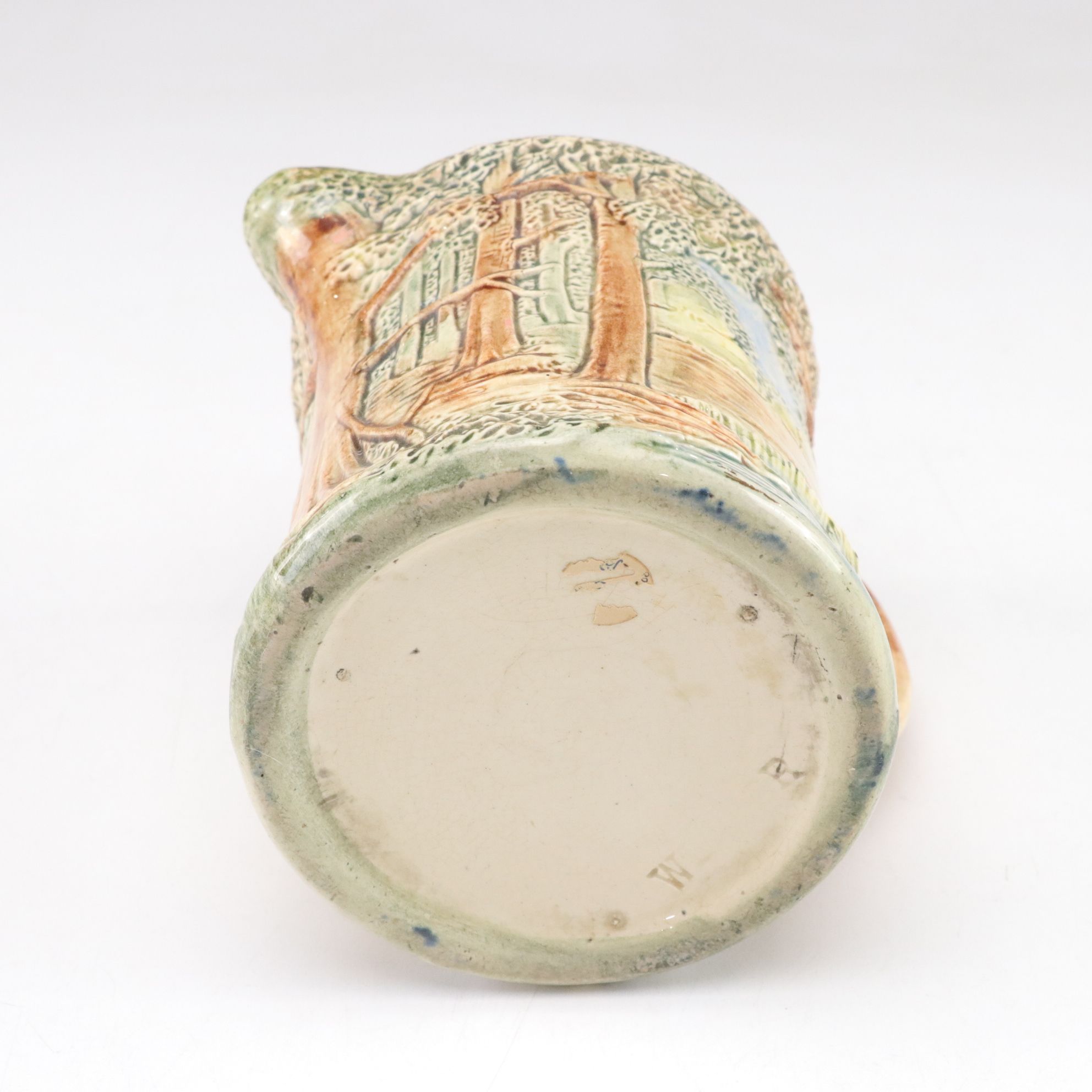 Weller Pottery "Forest" Pitcher and Vase, Early 20th C.