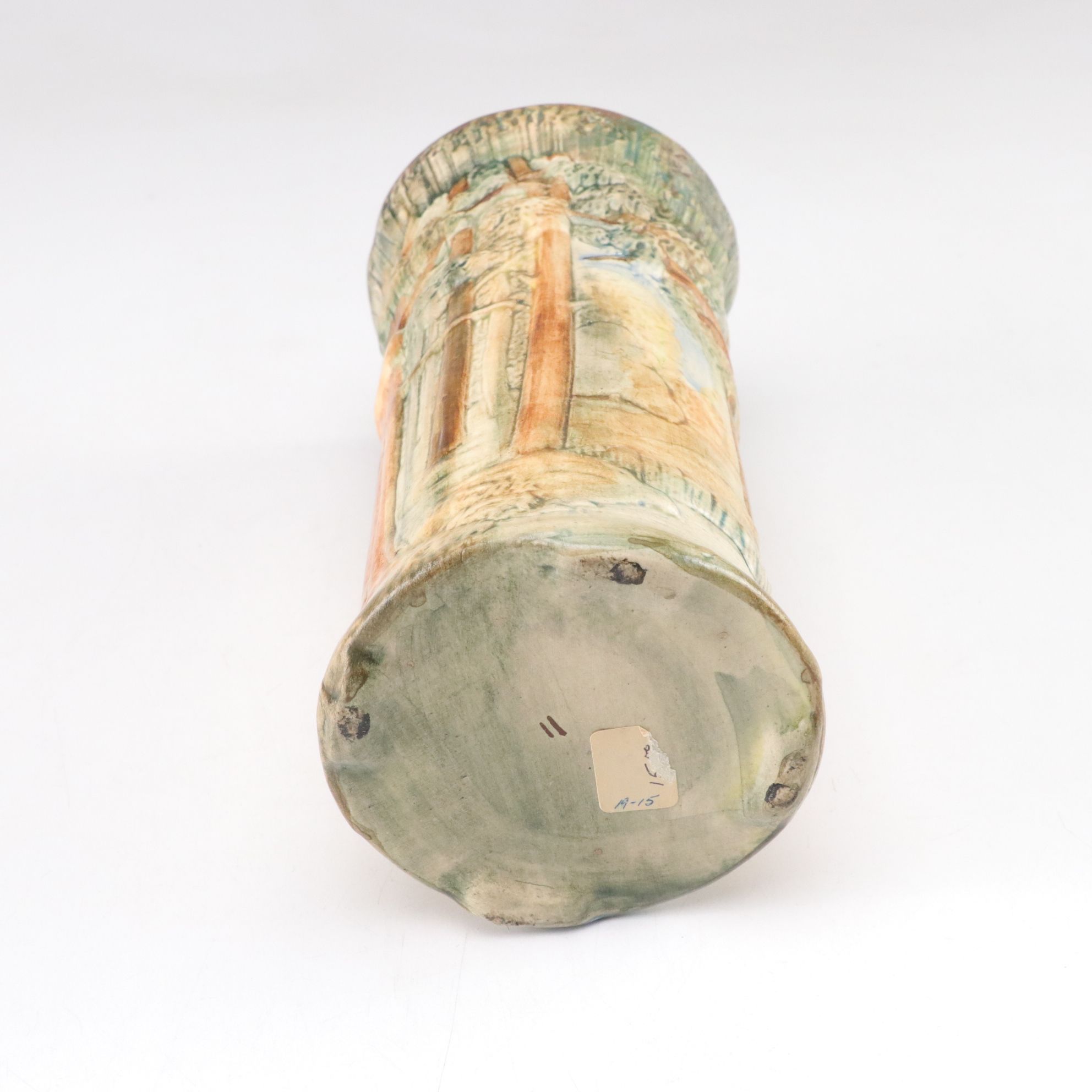 Weller Pottery "Forest" Pitcher and Vase, Early 20th C.