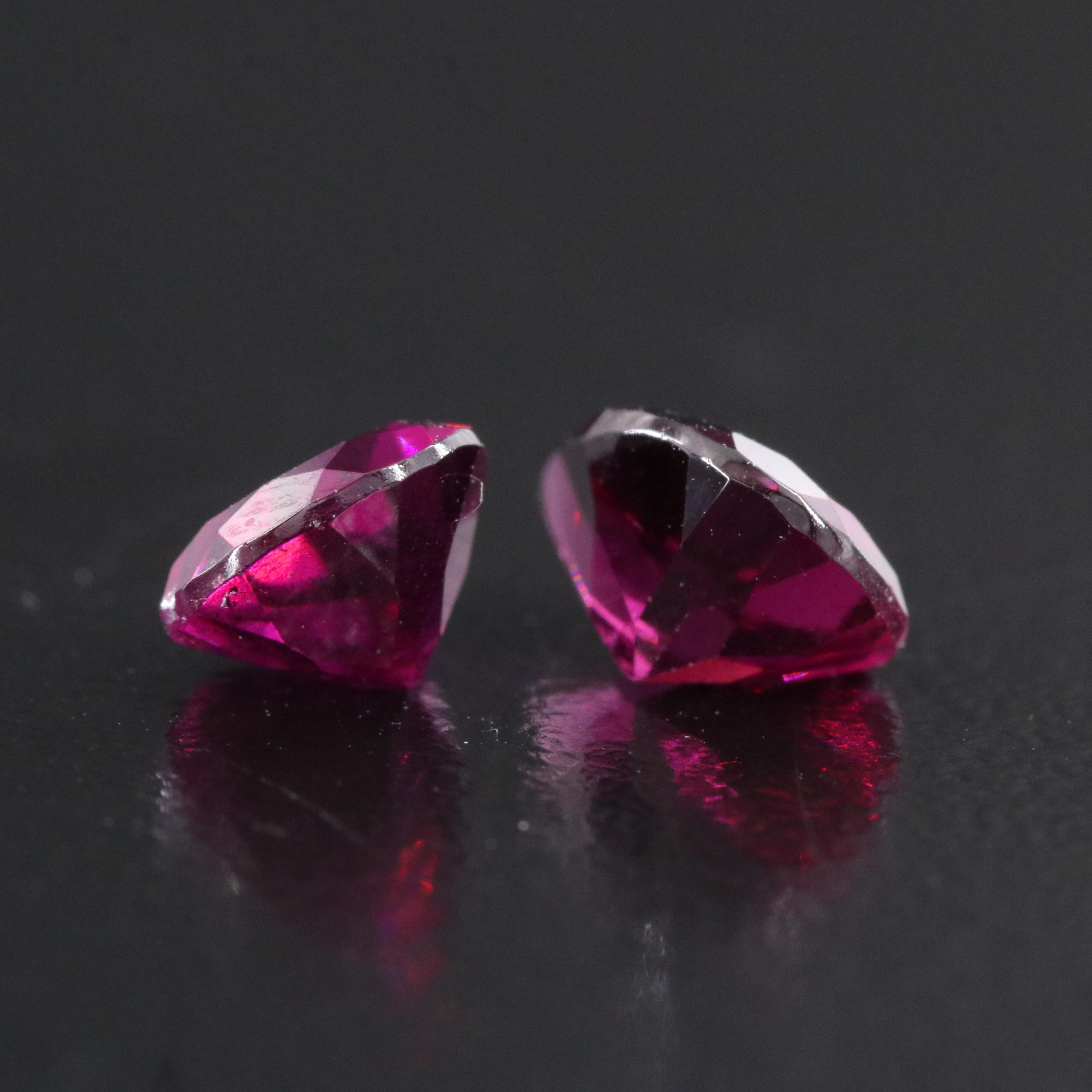 Loose 2.76 CTW Garnet Pair