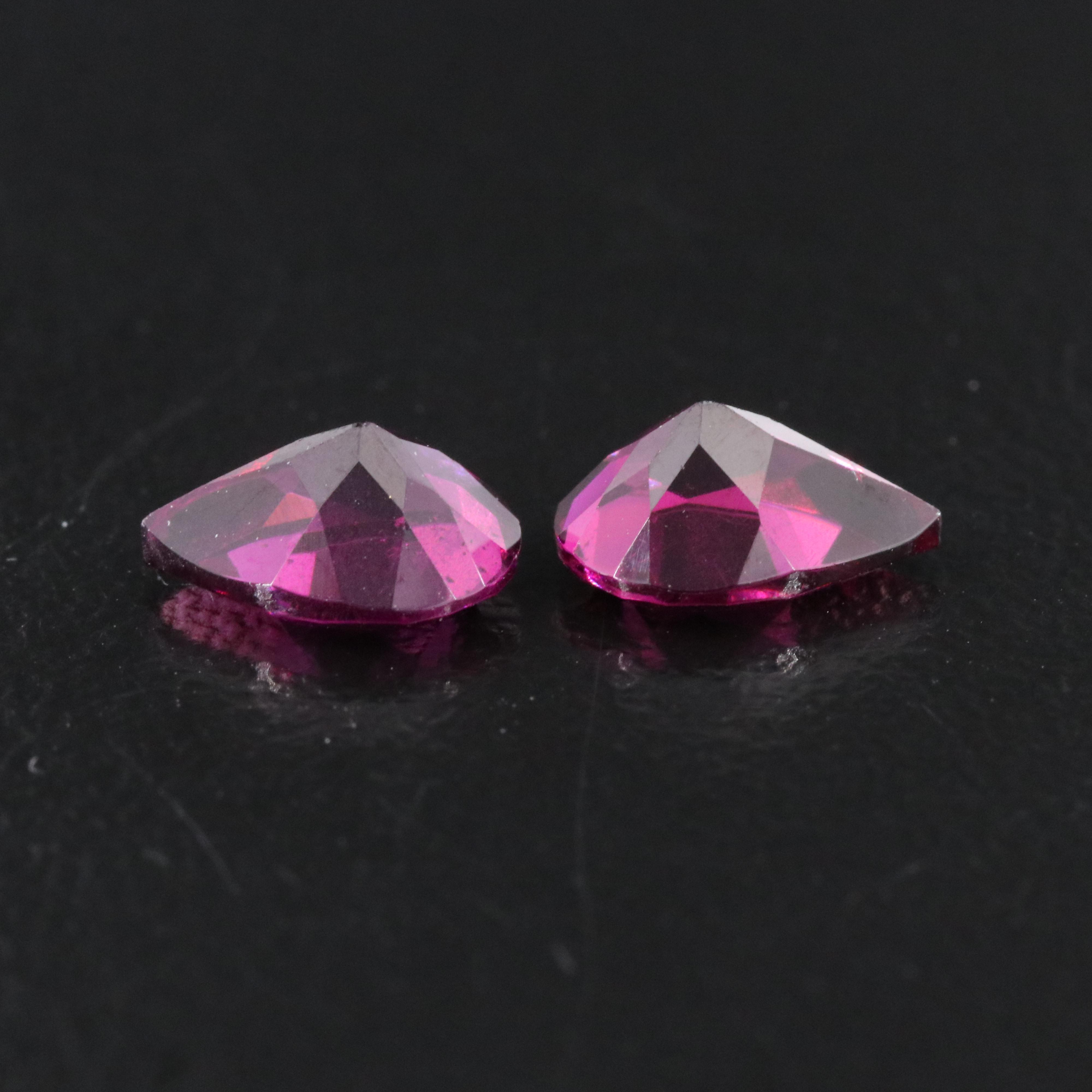 Loose 2.76 CTW Garnet Pair