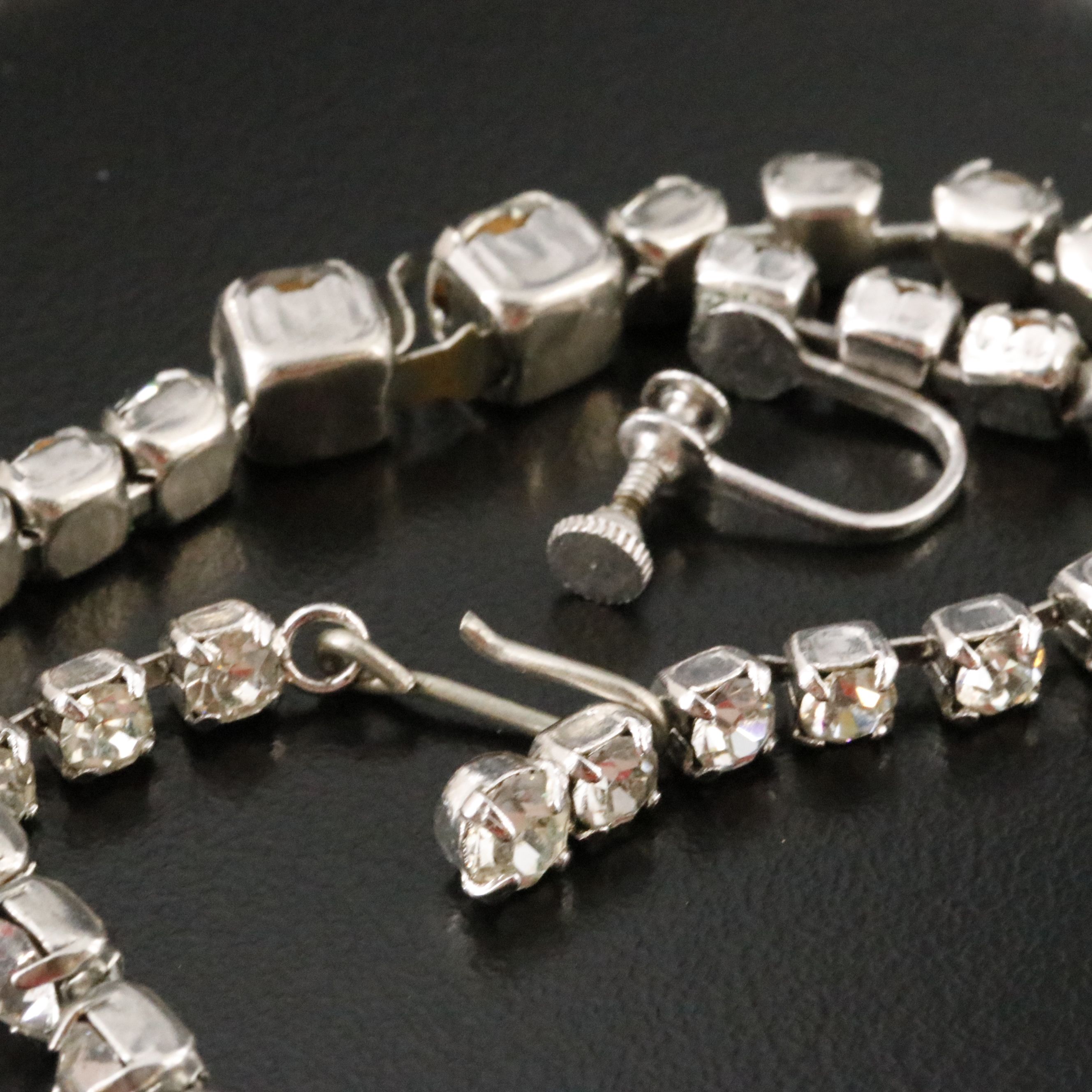 Vintage Rhinestone Jewelry Set