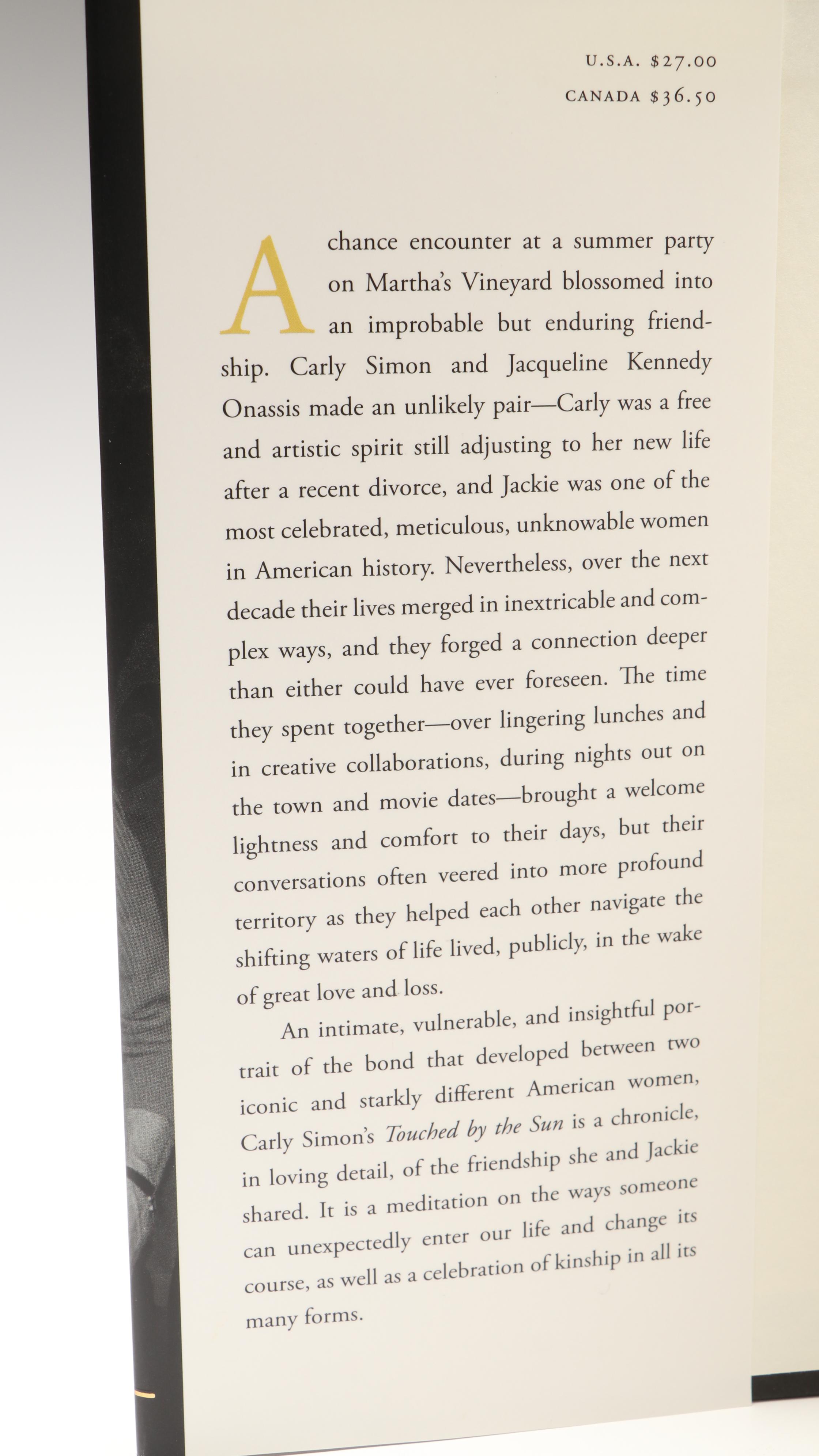 Signed "Touched by the Sun" and More Kennedy Family Books and Magazine