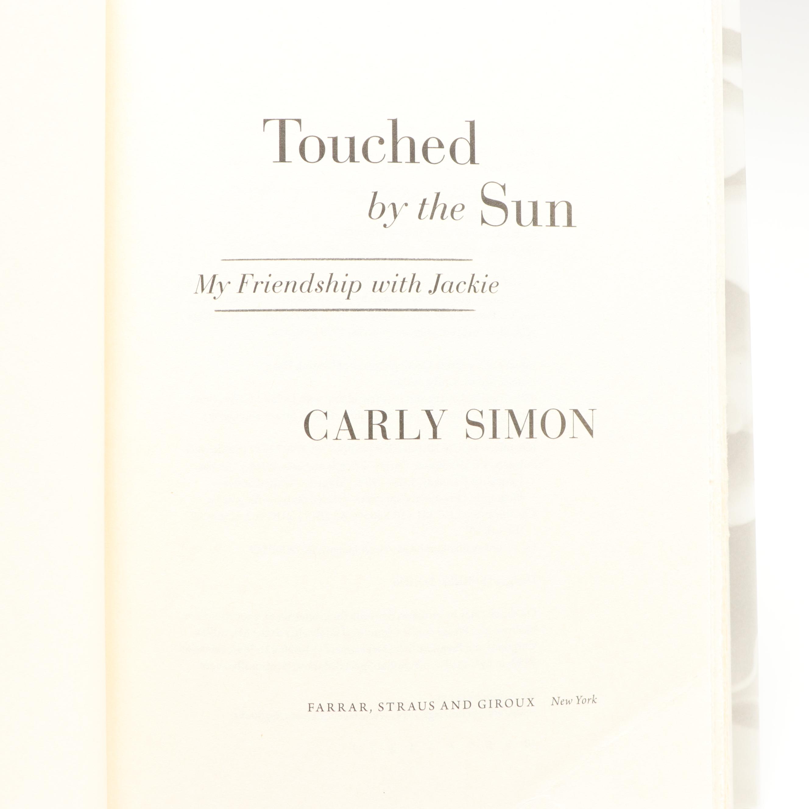 Signed "Touched by the Sun" and More Kennedy Family Books and Magazine