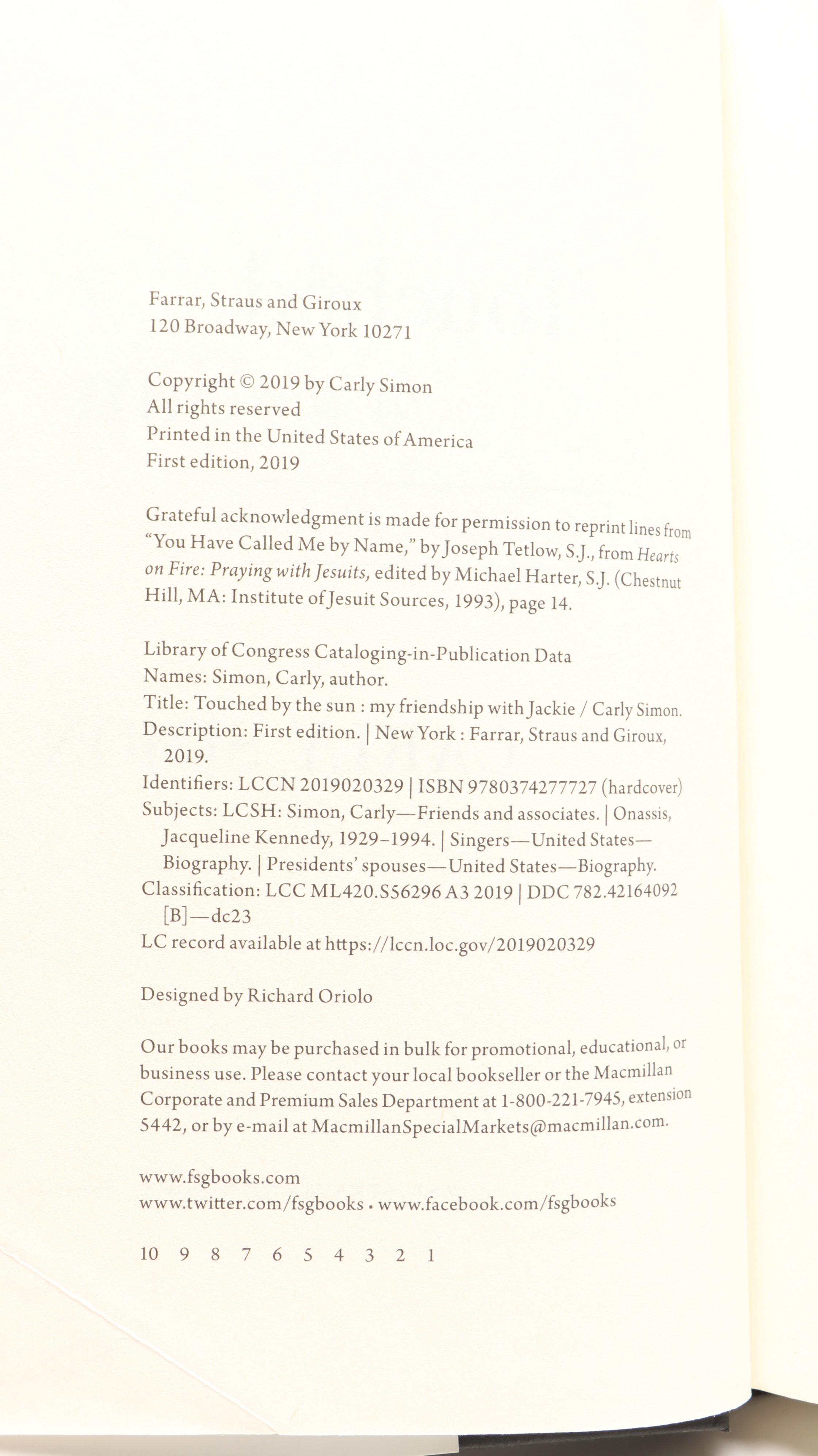 Signed "Touched by the Sun" and More Kennedy Family Books and Magazine