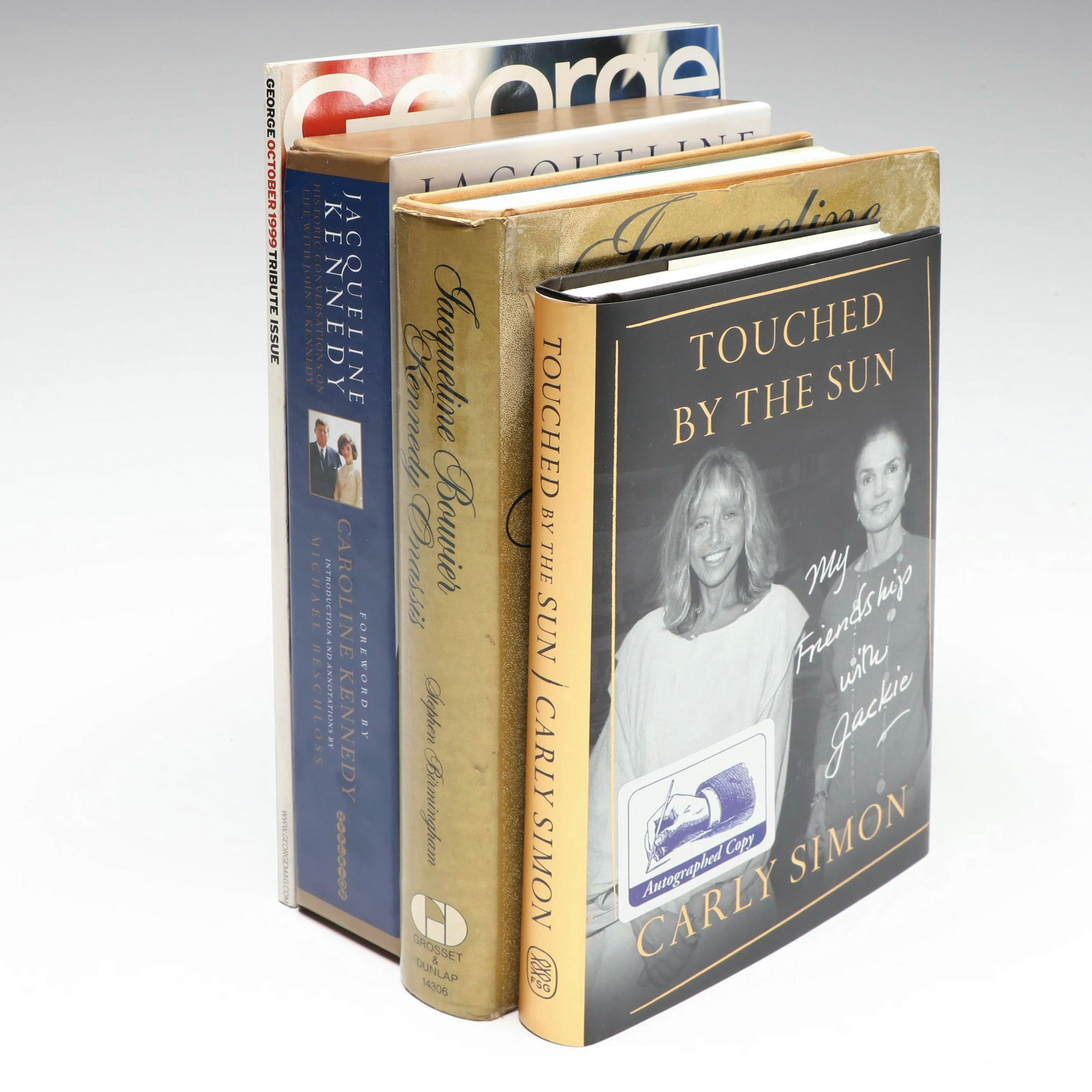 Signed "Touched by the Sun" and More Kennedy Family Books and Magazine