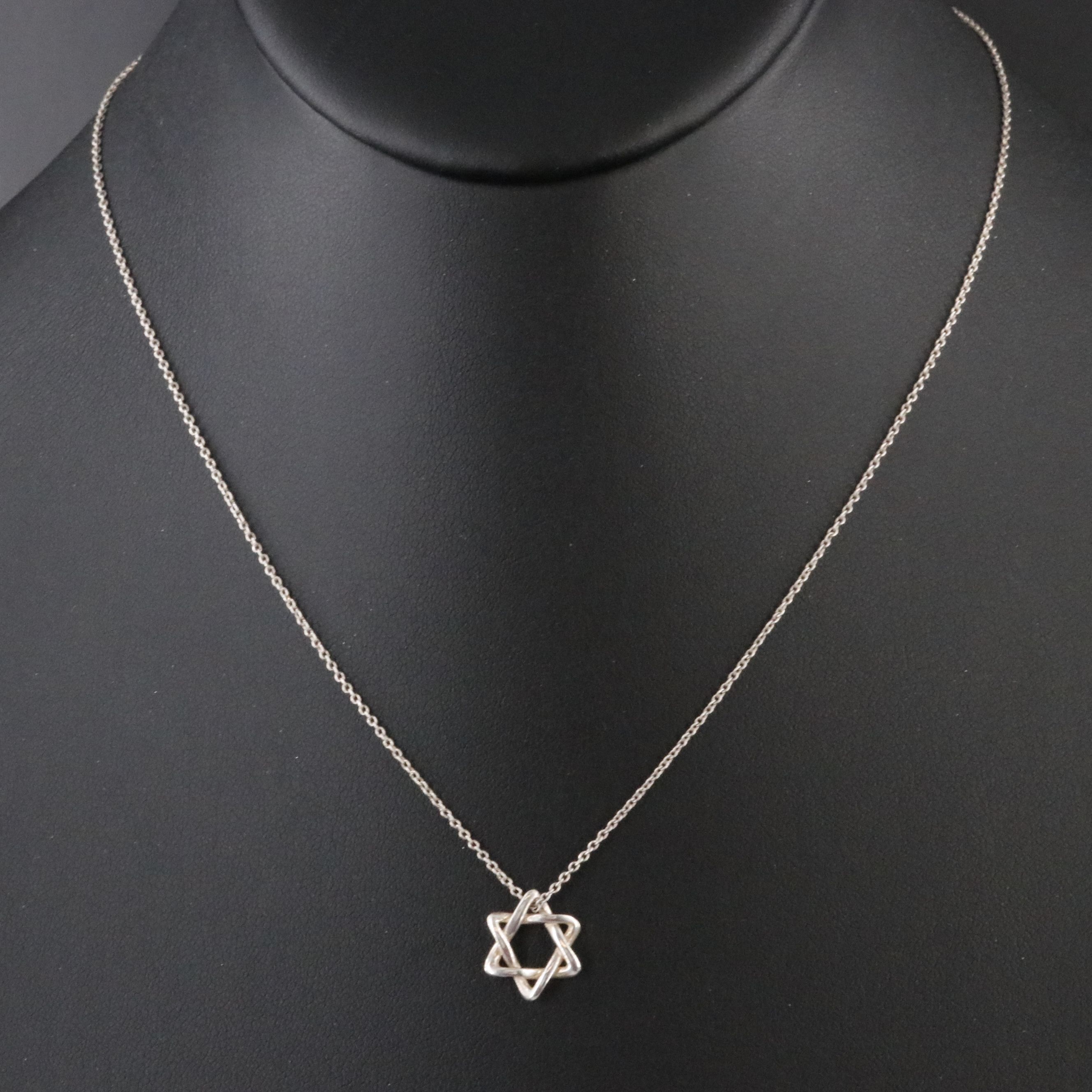 Elsa Peretti for Tiffany & Co. Sterling Star Of David Pendant Necklace