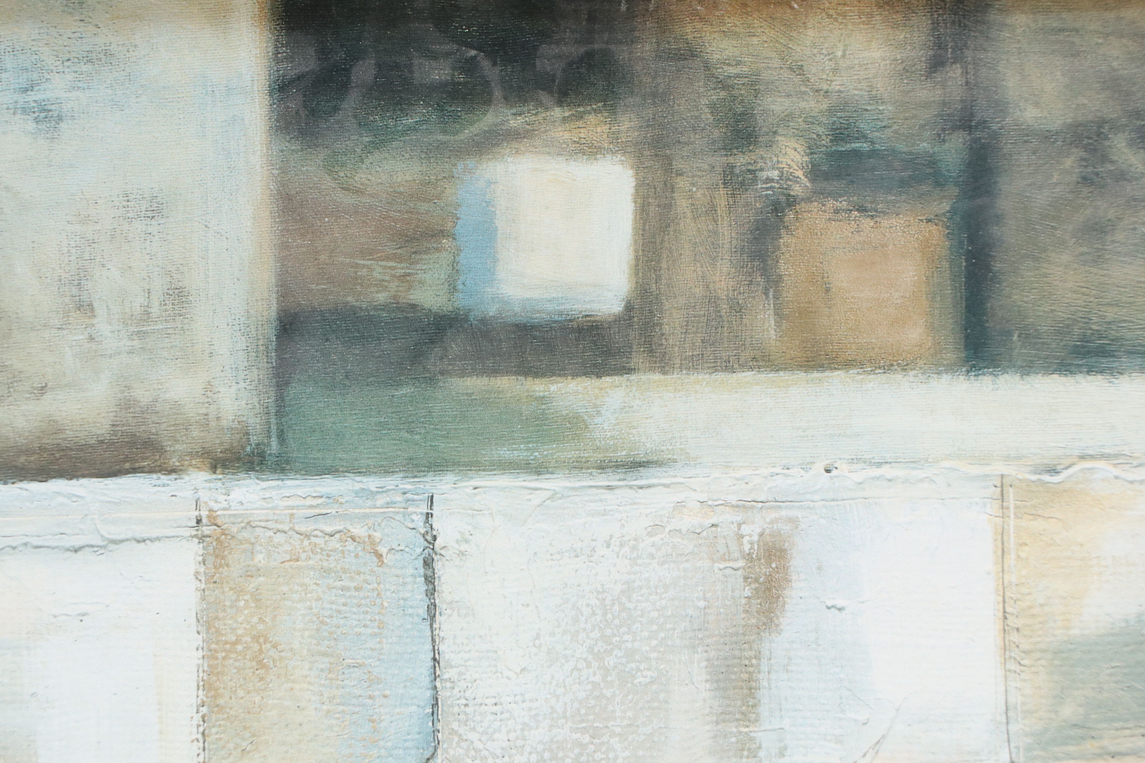 After S. Malek Offset Lithograph "Architectural Elements II," Late 20th Century