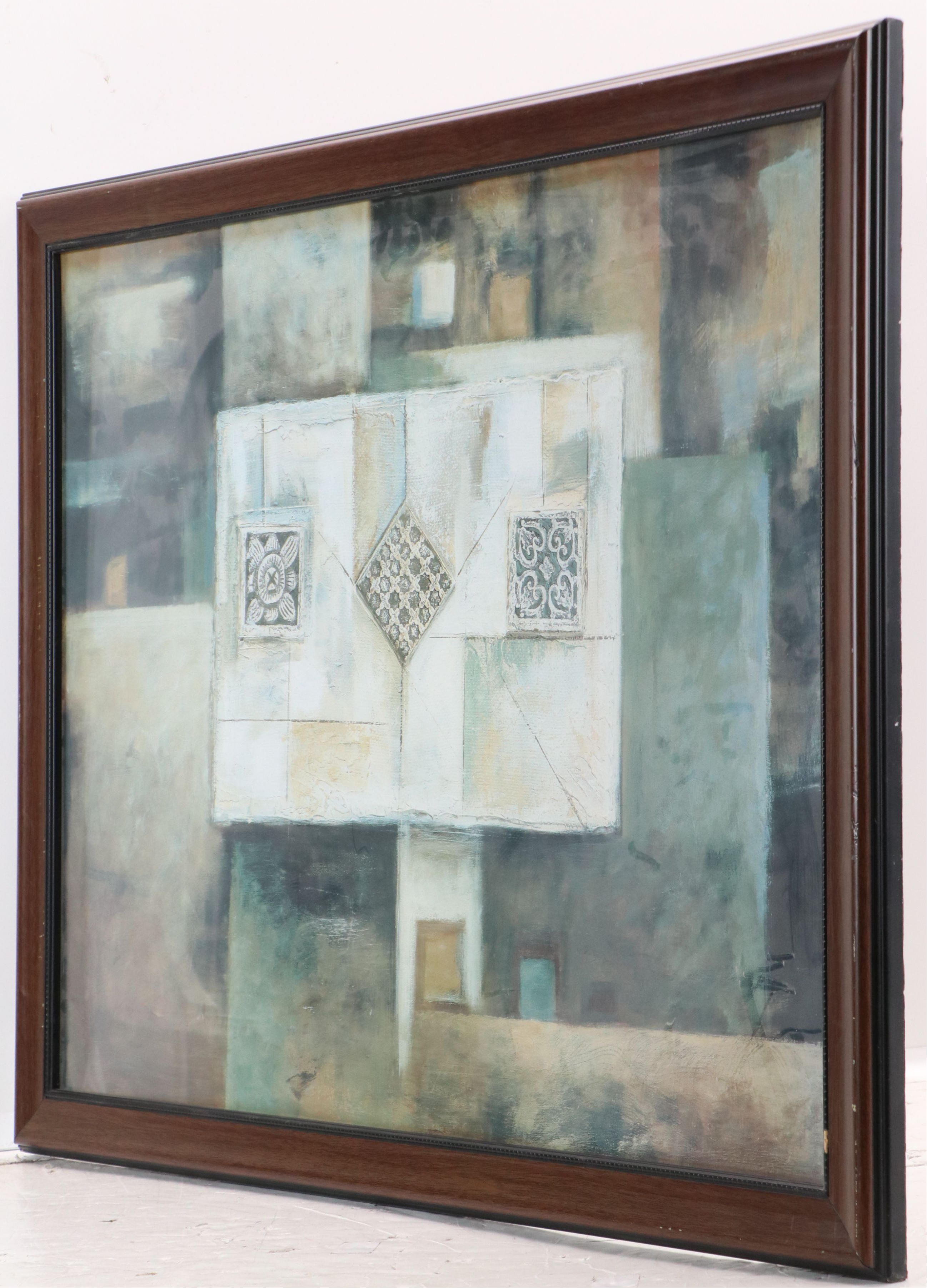 After S. Malek Offset Lithograph "Architectural Elements II," Late 20th Century