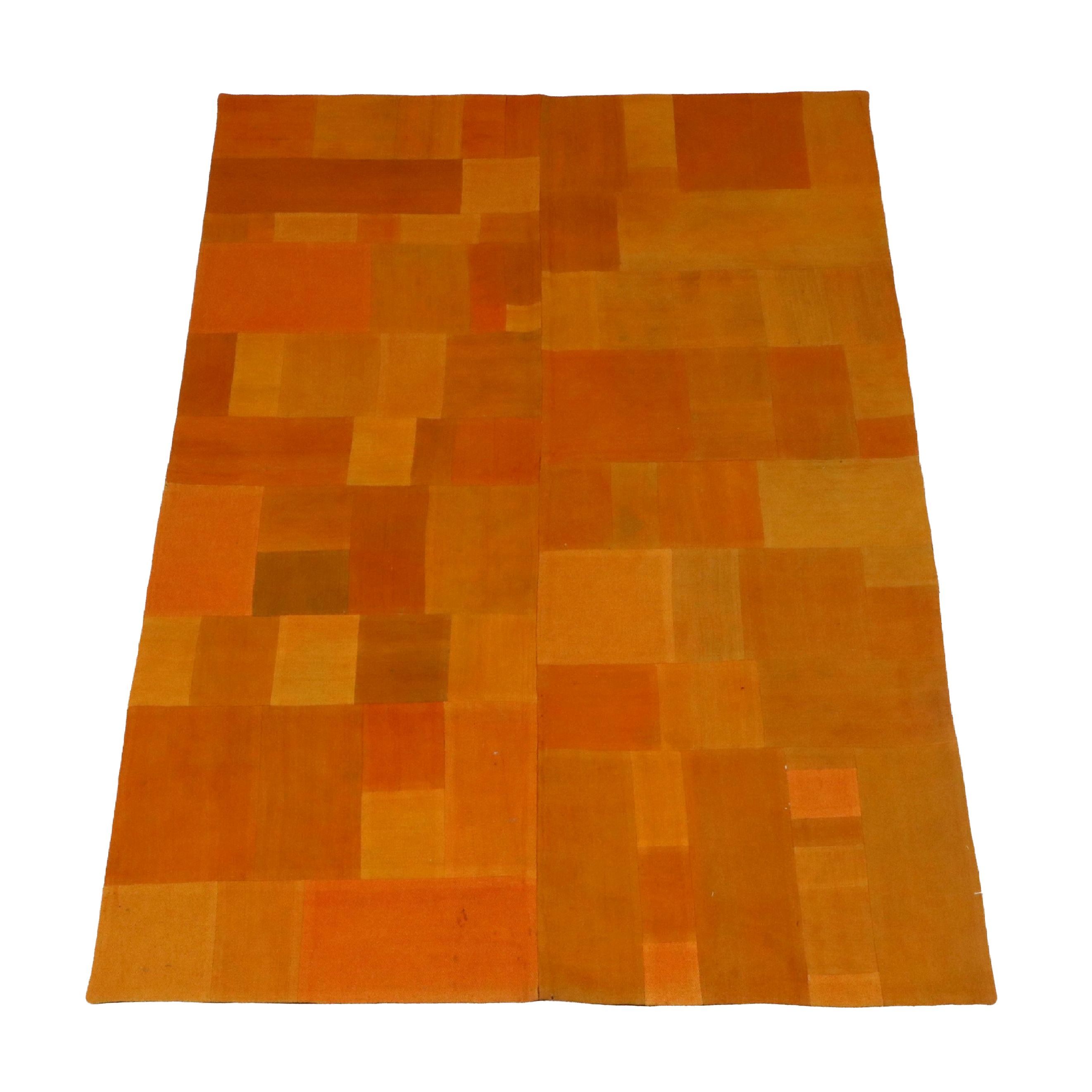 5'6 x 8'1 Handmade Turkish Patchwork Area Rug