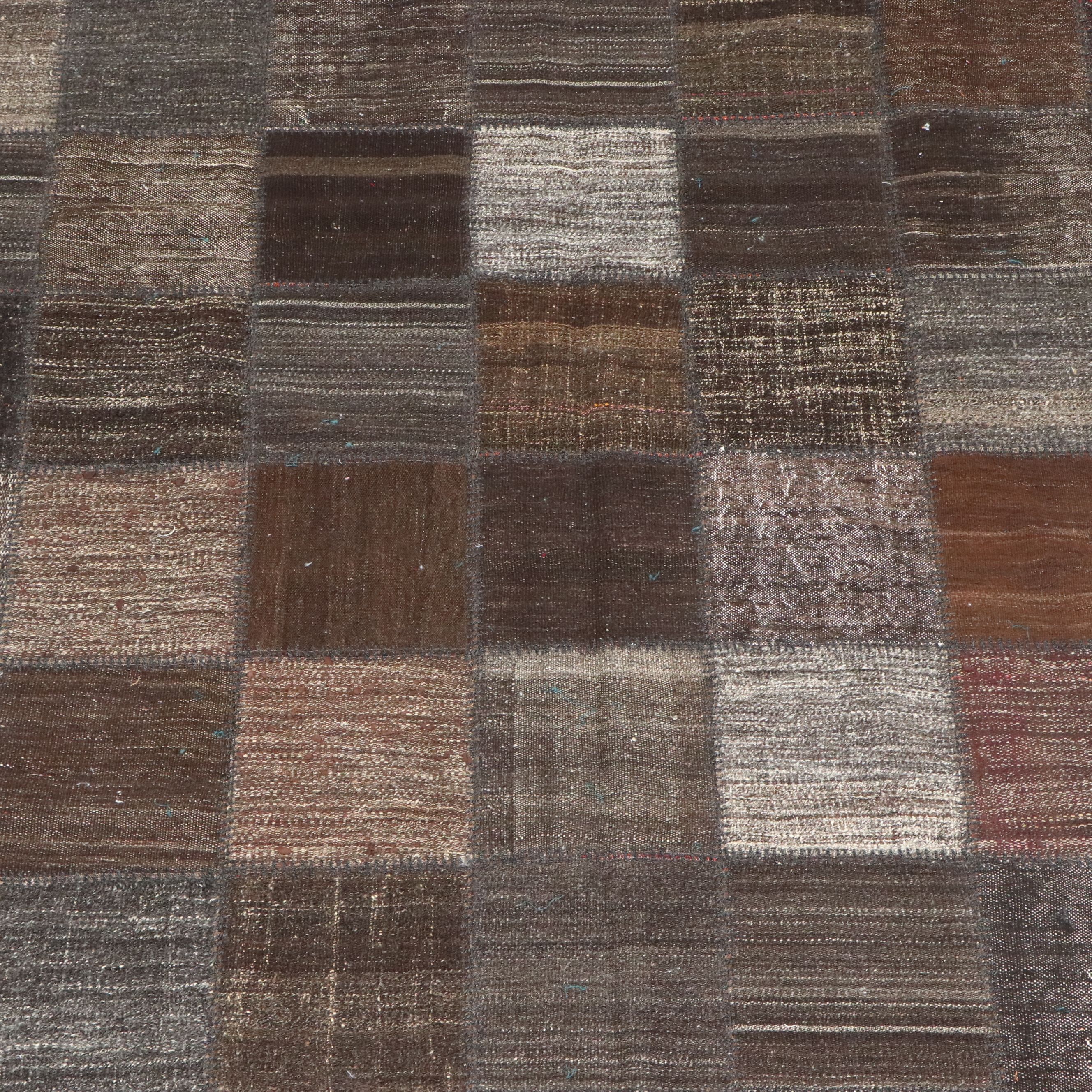 8'10 x 11'6 Handmade Turkish Patchwork Area Rug