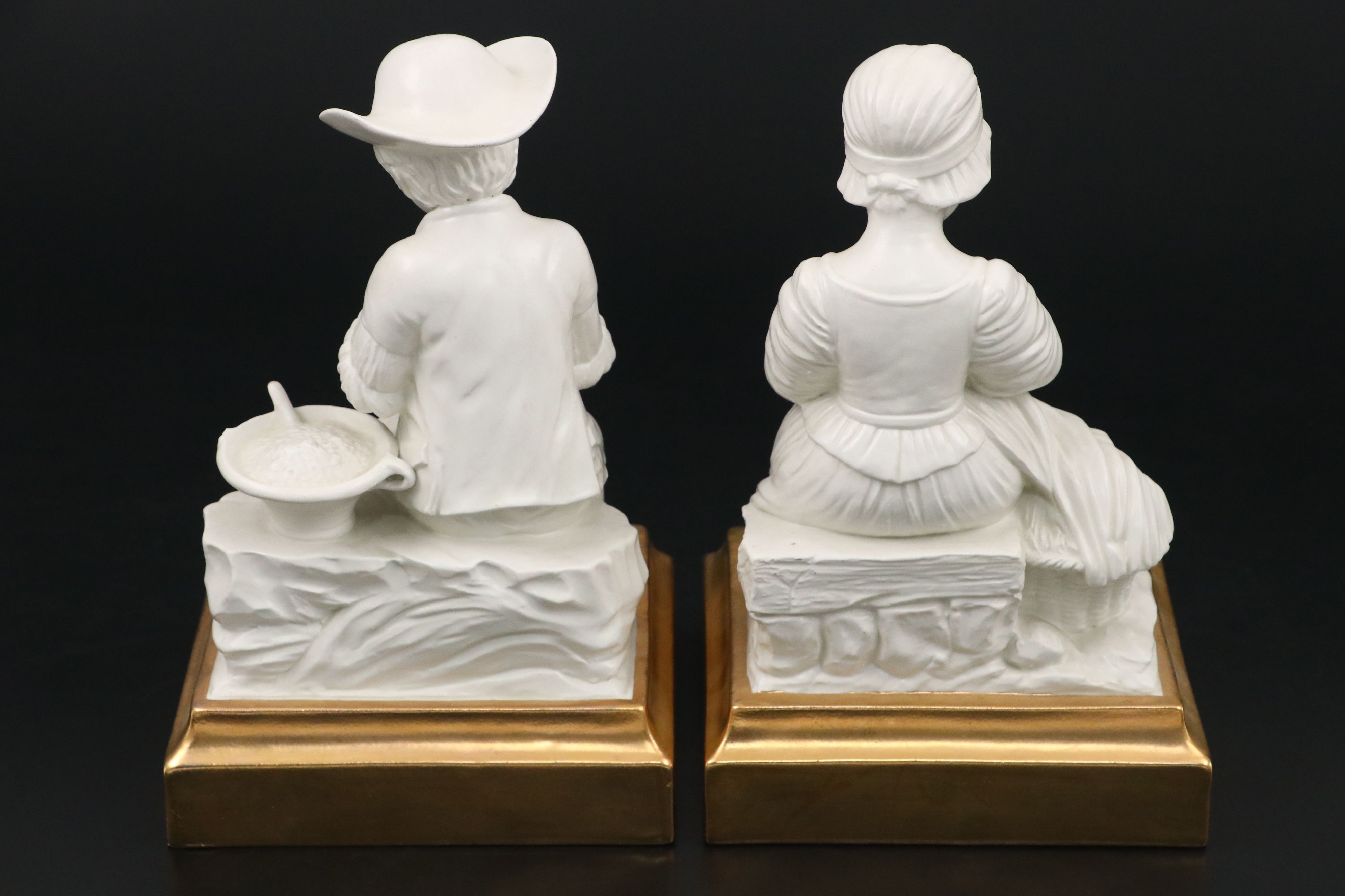 Mottahedeh Italian Severs Style Porcelain Figurines