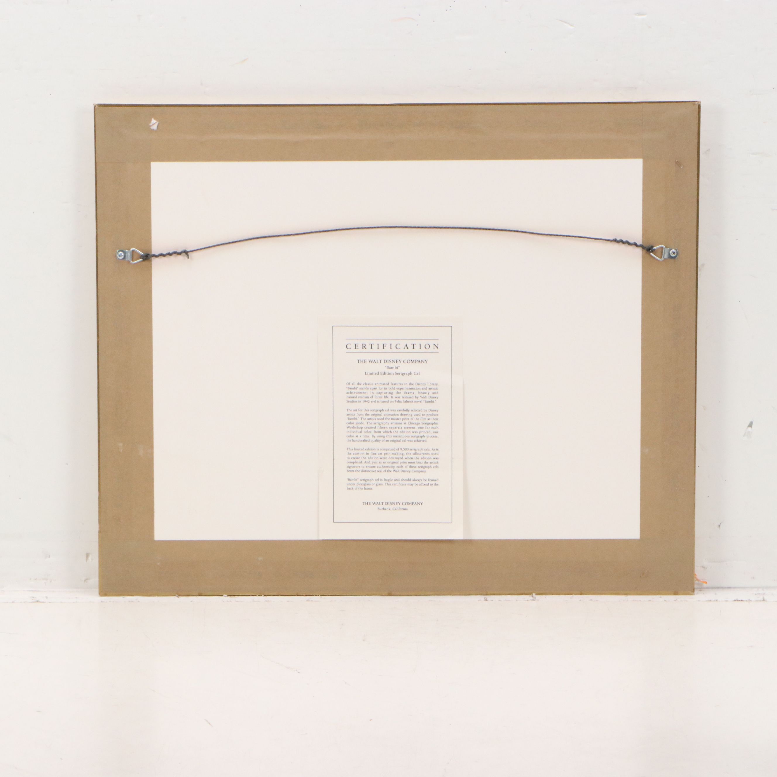 The Walt Disney Company Serigraph "Bambi"