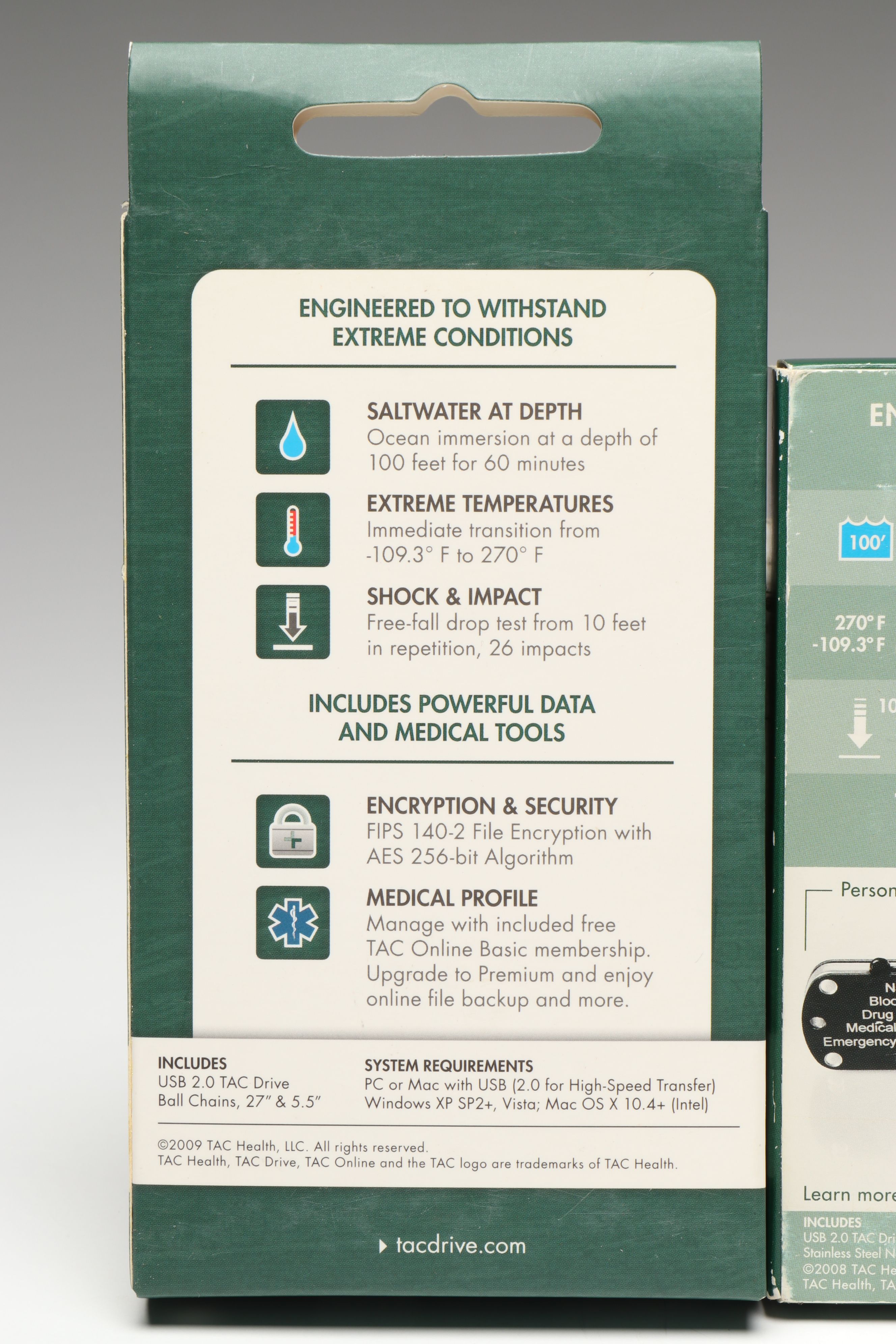 Tacdrive Rugged USB Flash Drives for Triple Aught Design