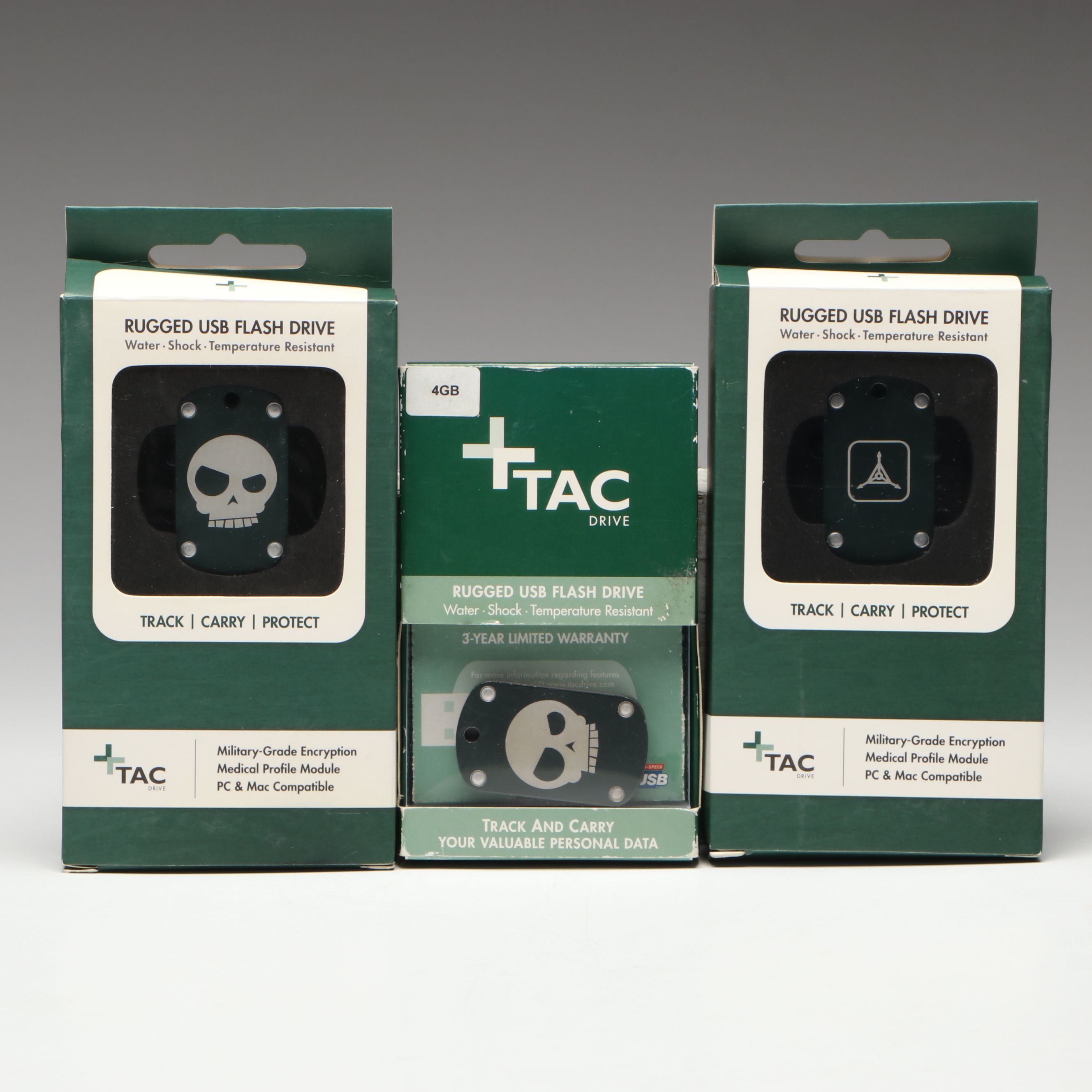Tacdrive Rugged USB Flash Drives for Triple Aught Design