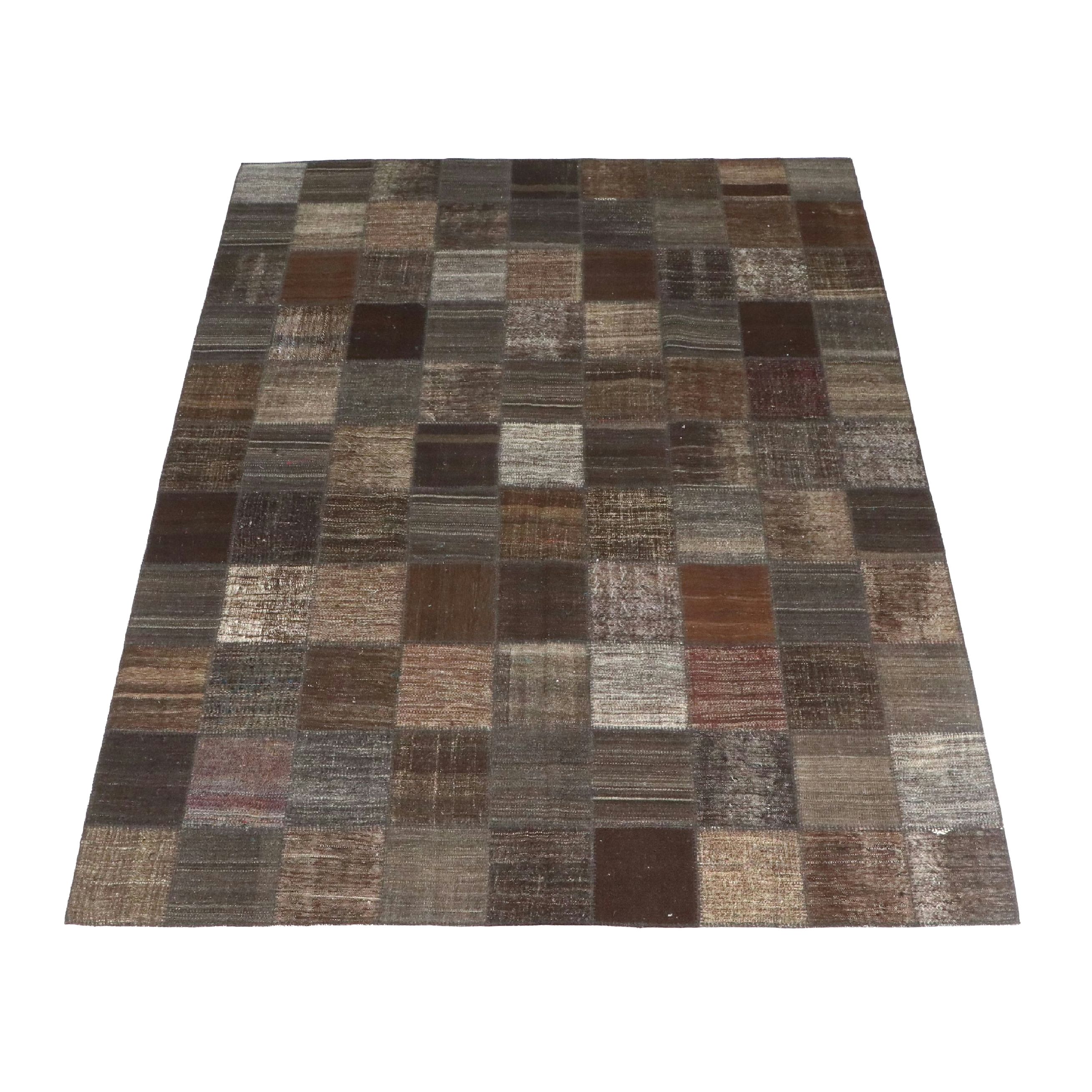 8'10 x 11'6 Handmade Turkish Patchwork Area Rug