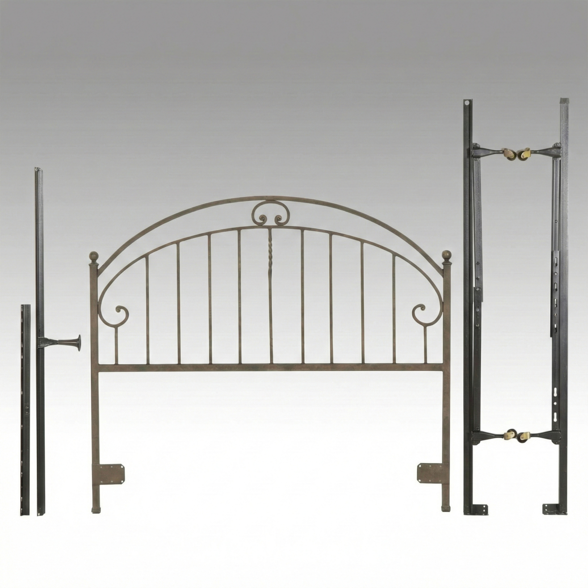 American Primitive Wrought Iron Queen/Full Size Headboard