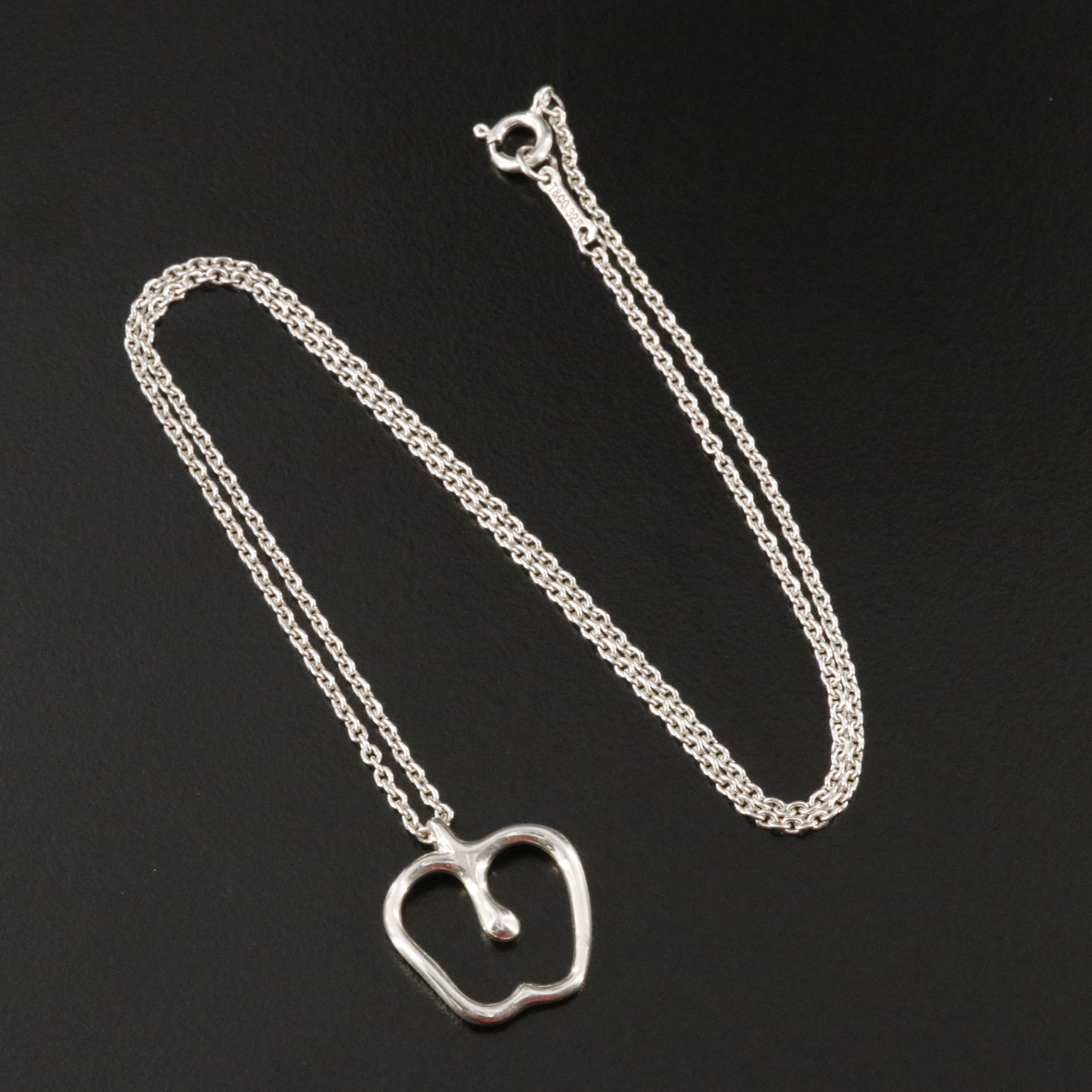 Elsa Peretti for Tiffany & Co. Sterling Apple Pendant Necklace