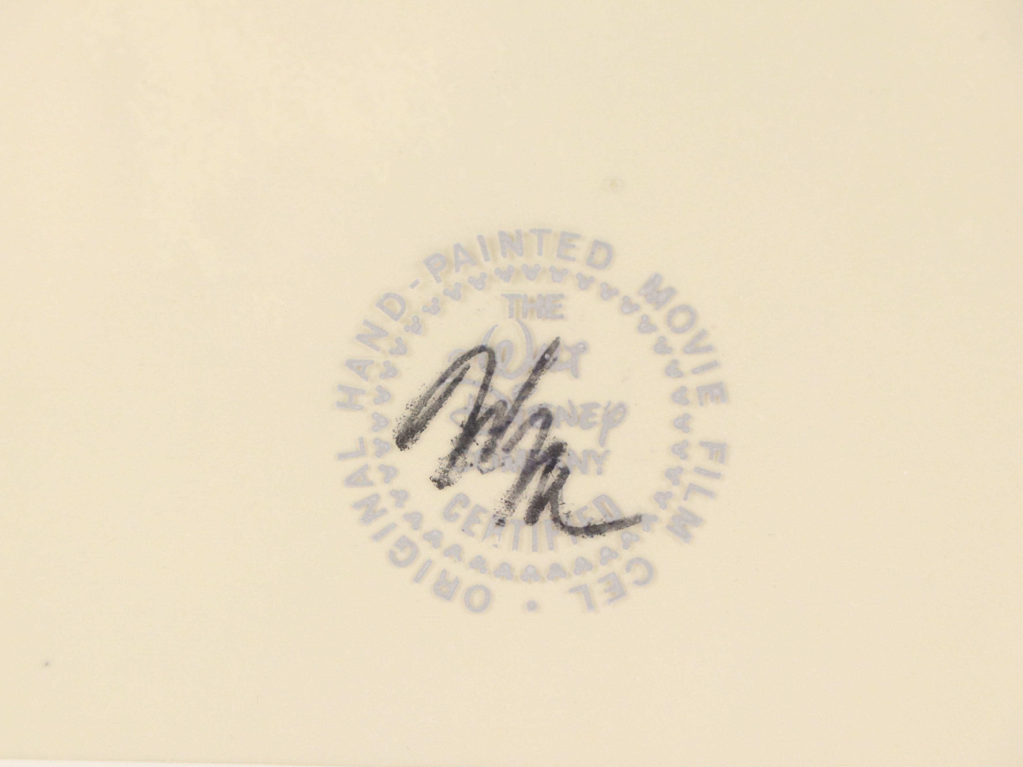 Walt Disney Sericel "The Fox and the Hound," 1980