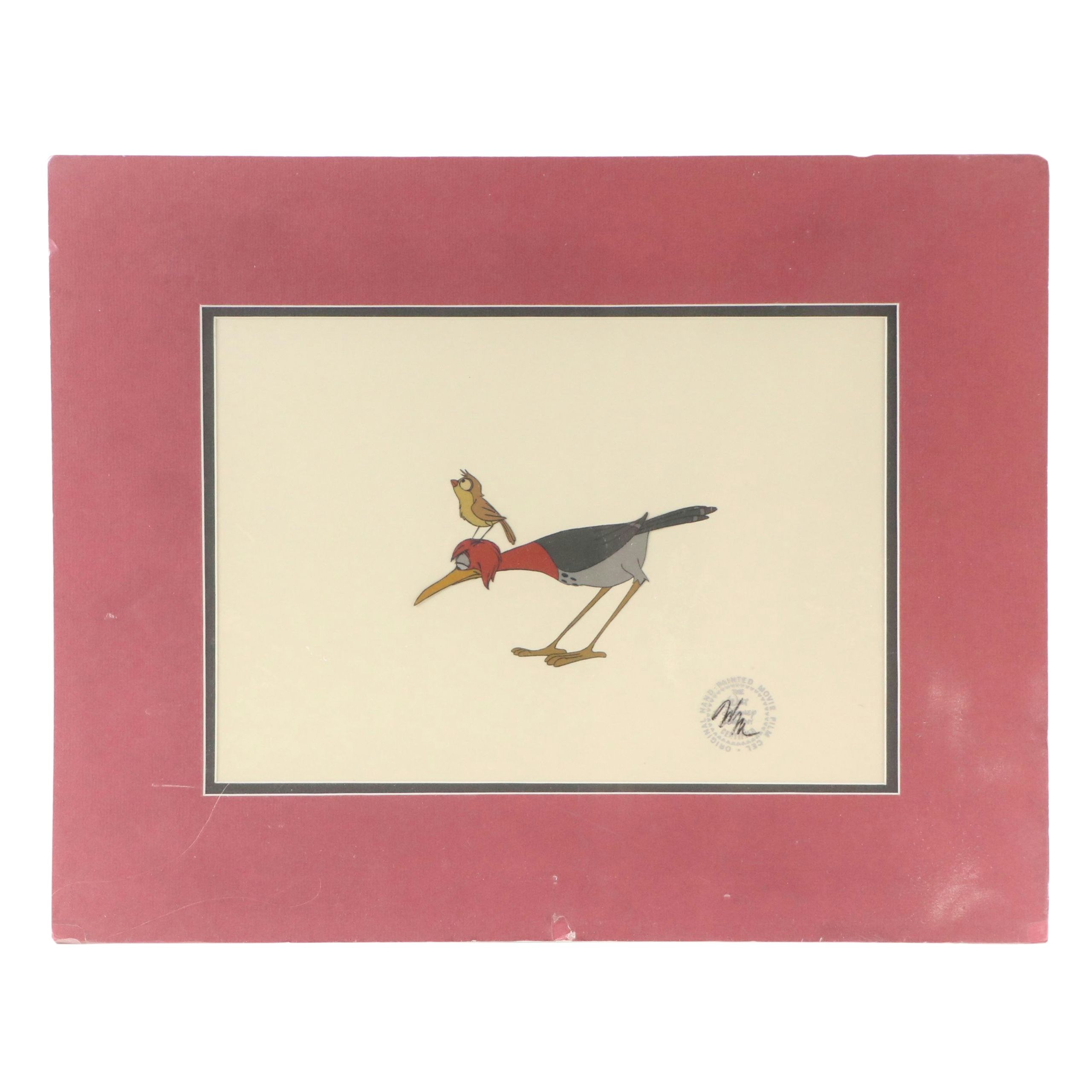 Walt Disney Sericel "The Fox and the Hound," 1980