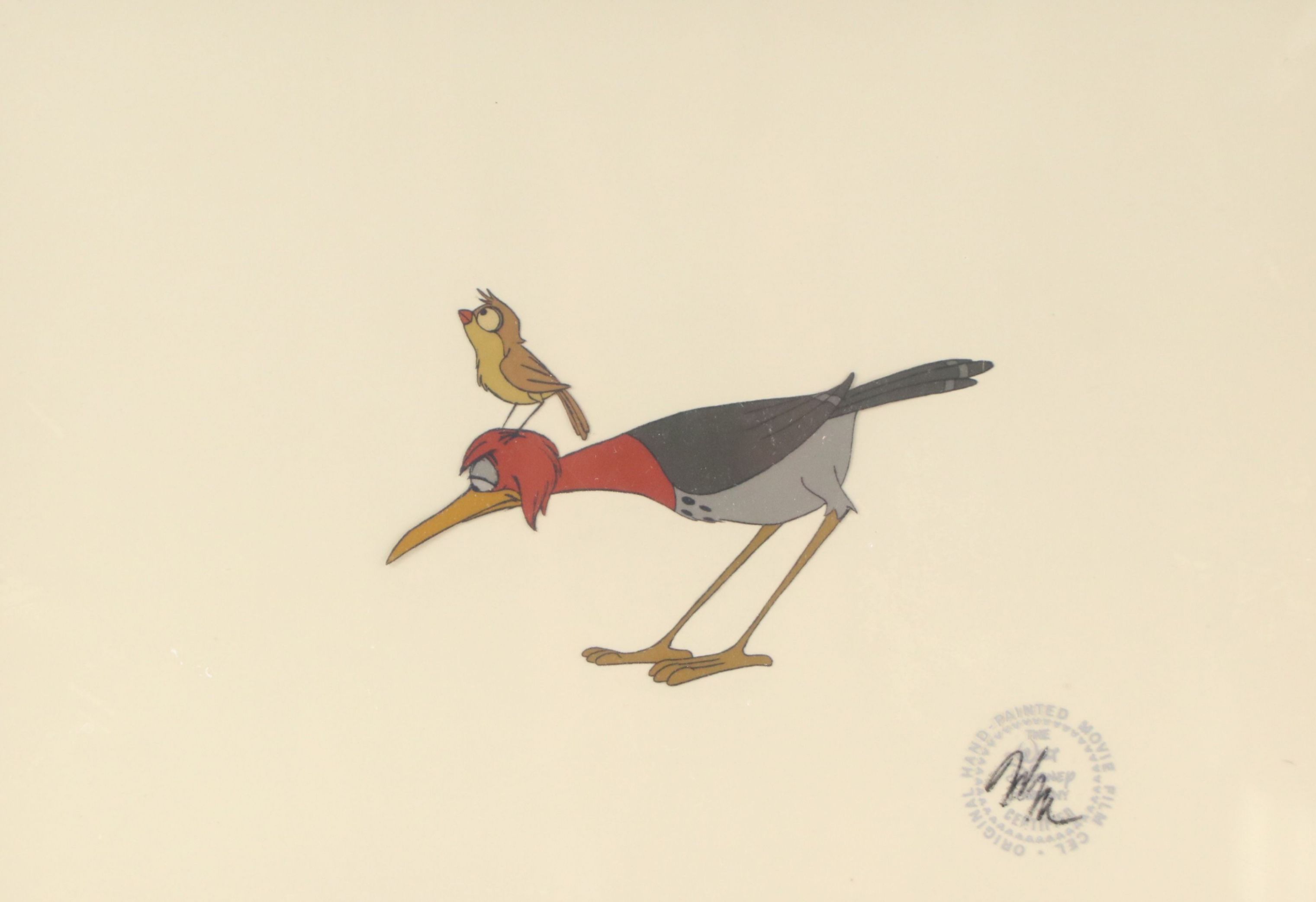 Walt Disney Sericel "The Fox and the Hound," 1980