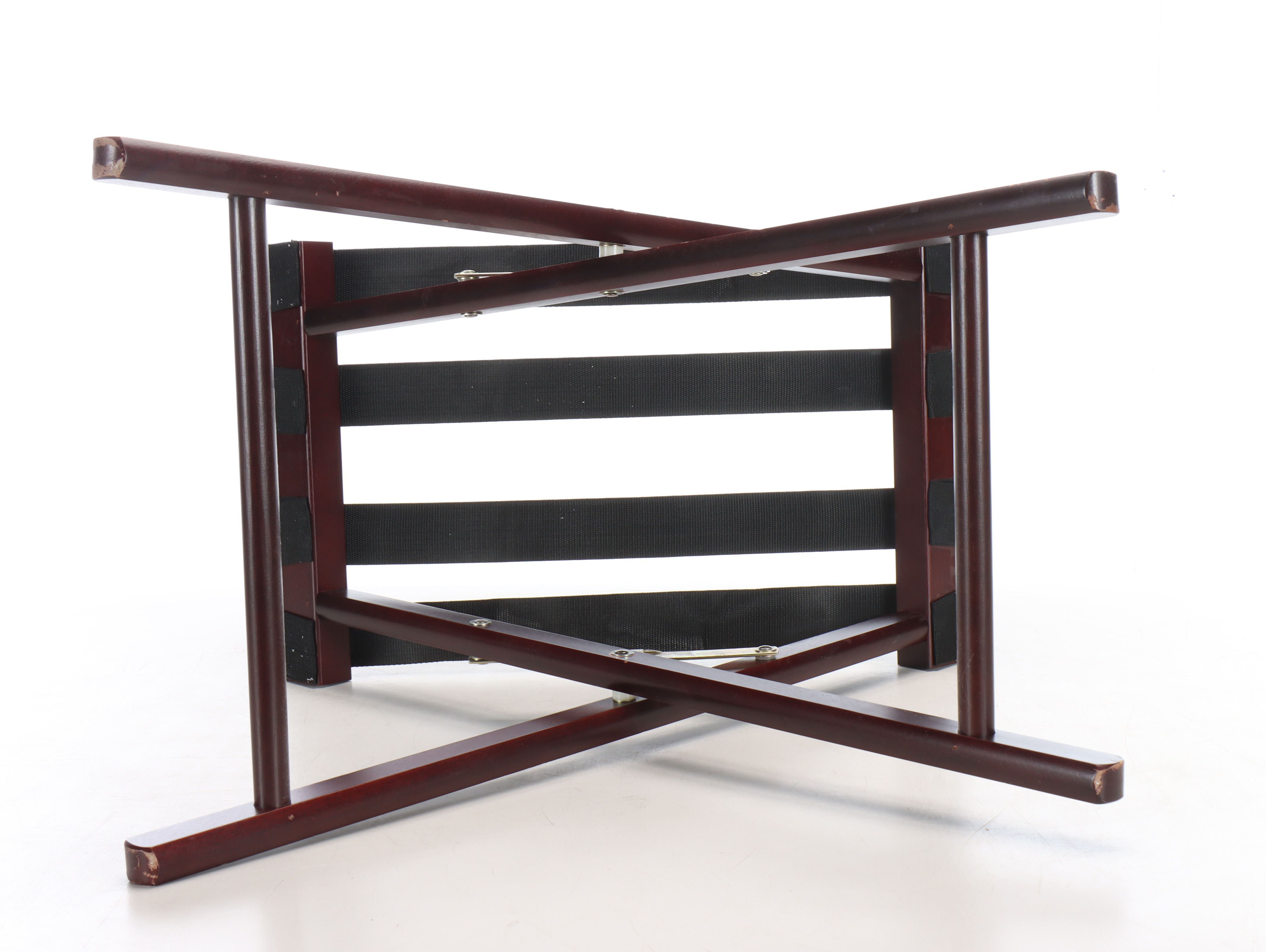 Contemporary Wood Folding Luggage Stand