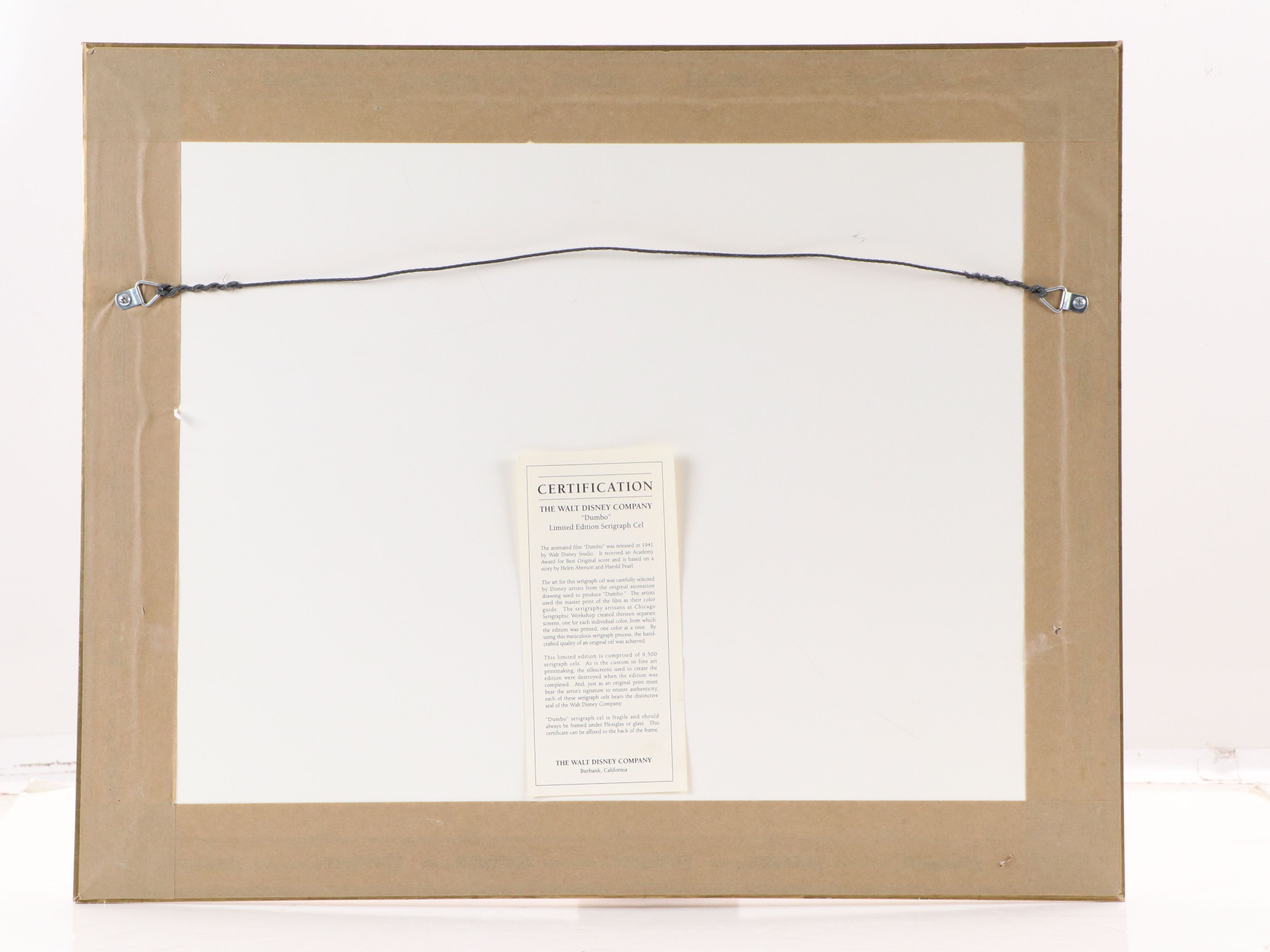 Walt Disney Sericel "Dumbo"