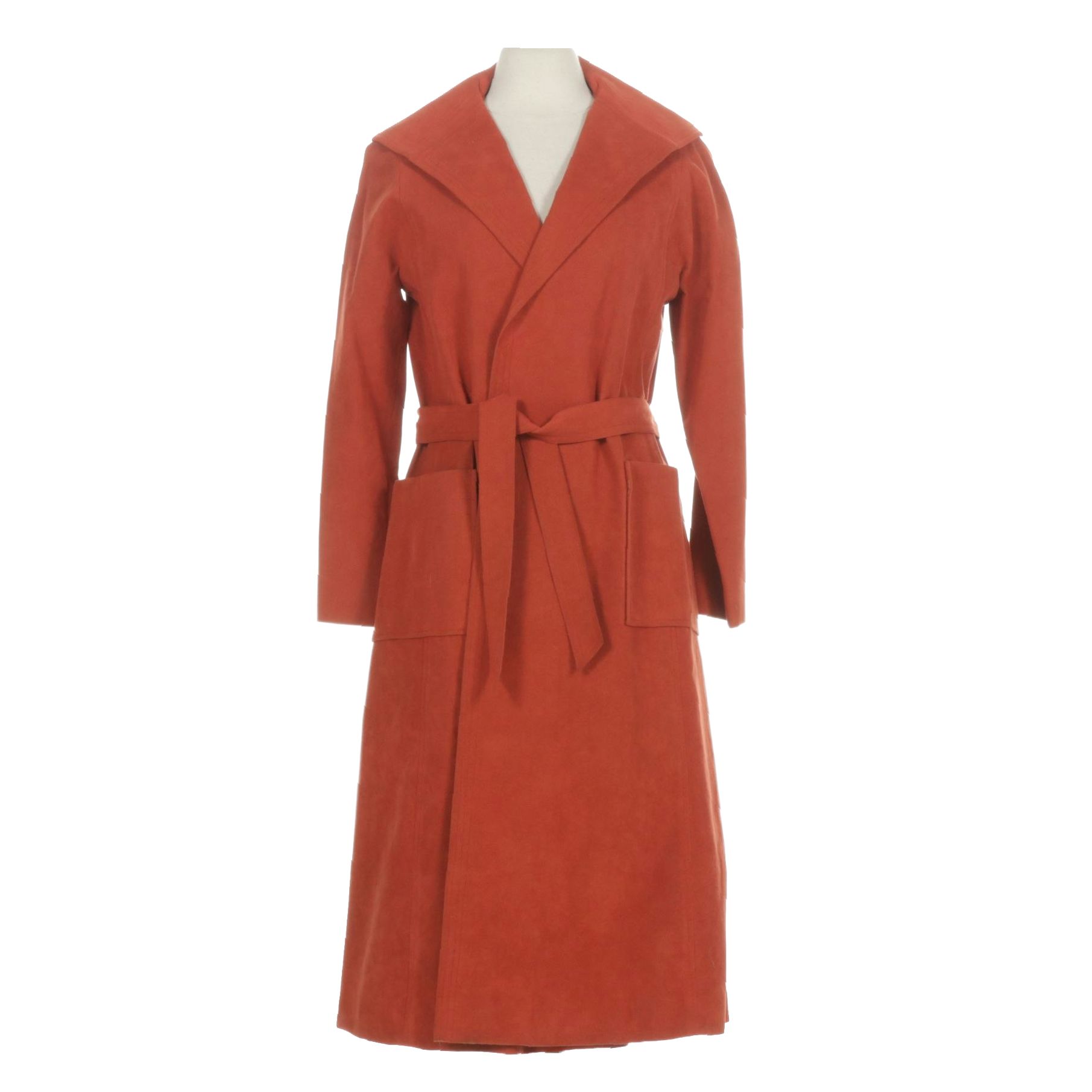 Gino Rossi Red Ultrasuede Jacket with Tie Belt, 1980s