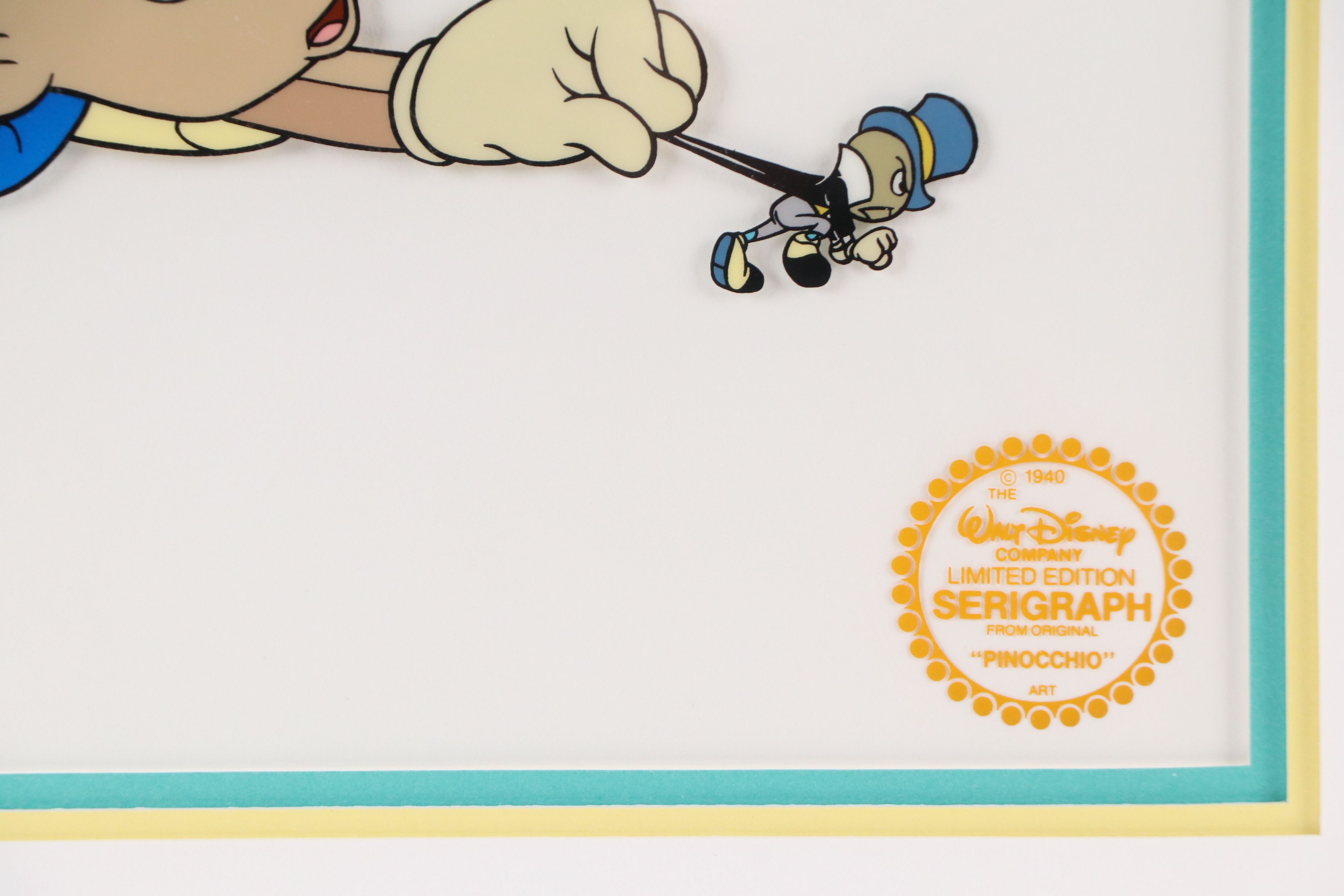Walt Disney Sericel "Pinocchio"