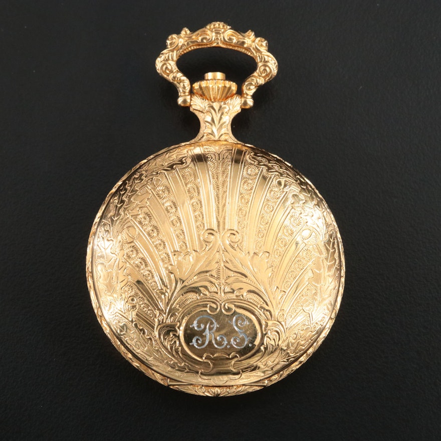 Reuge Swiss Musical Gold Plated Pocket Watch | EBTH